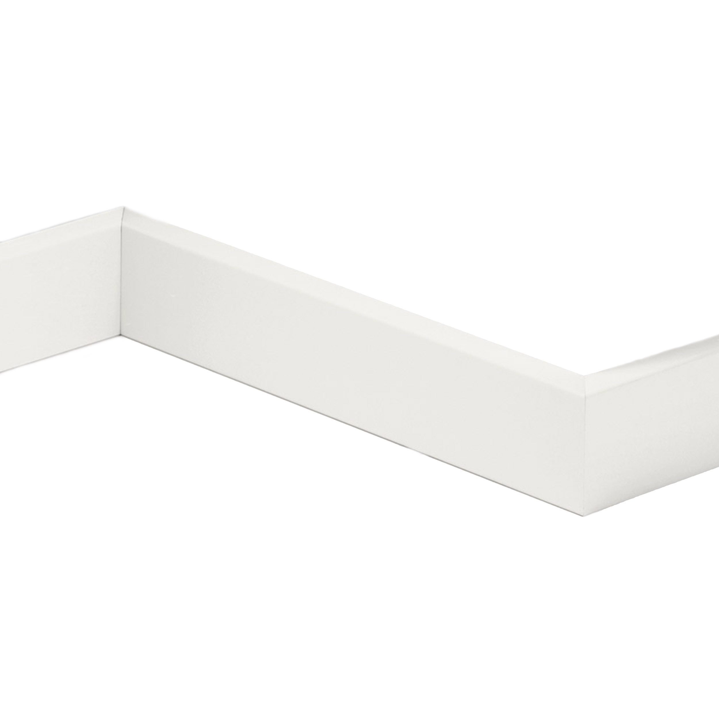 PARADOR Sockelleiste SL 5 Uni weiß D002, L: 220 cm, H: 5 cm, Made in Germany, 1-St., Nachhaltig, Im Farbton RAL 9016, Verwindungsfrei, Mit hochwertigem MDF-Kern