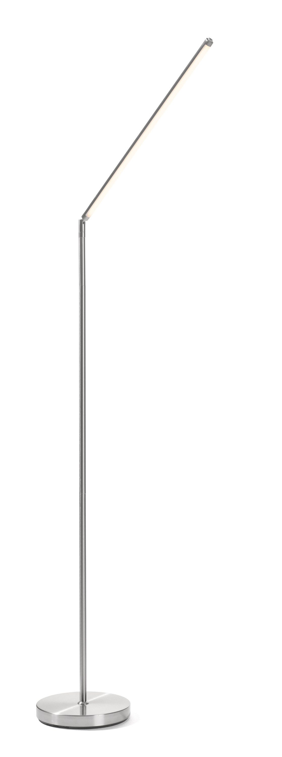 casa NOVA Stehlampe casa NOVA Stehleuchte TOWER DH 21x110 cm silber Stehlampe Leseleuchte, Kaltweiß