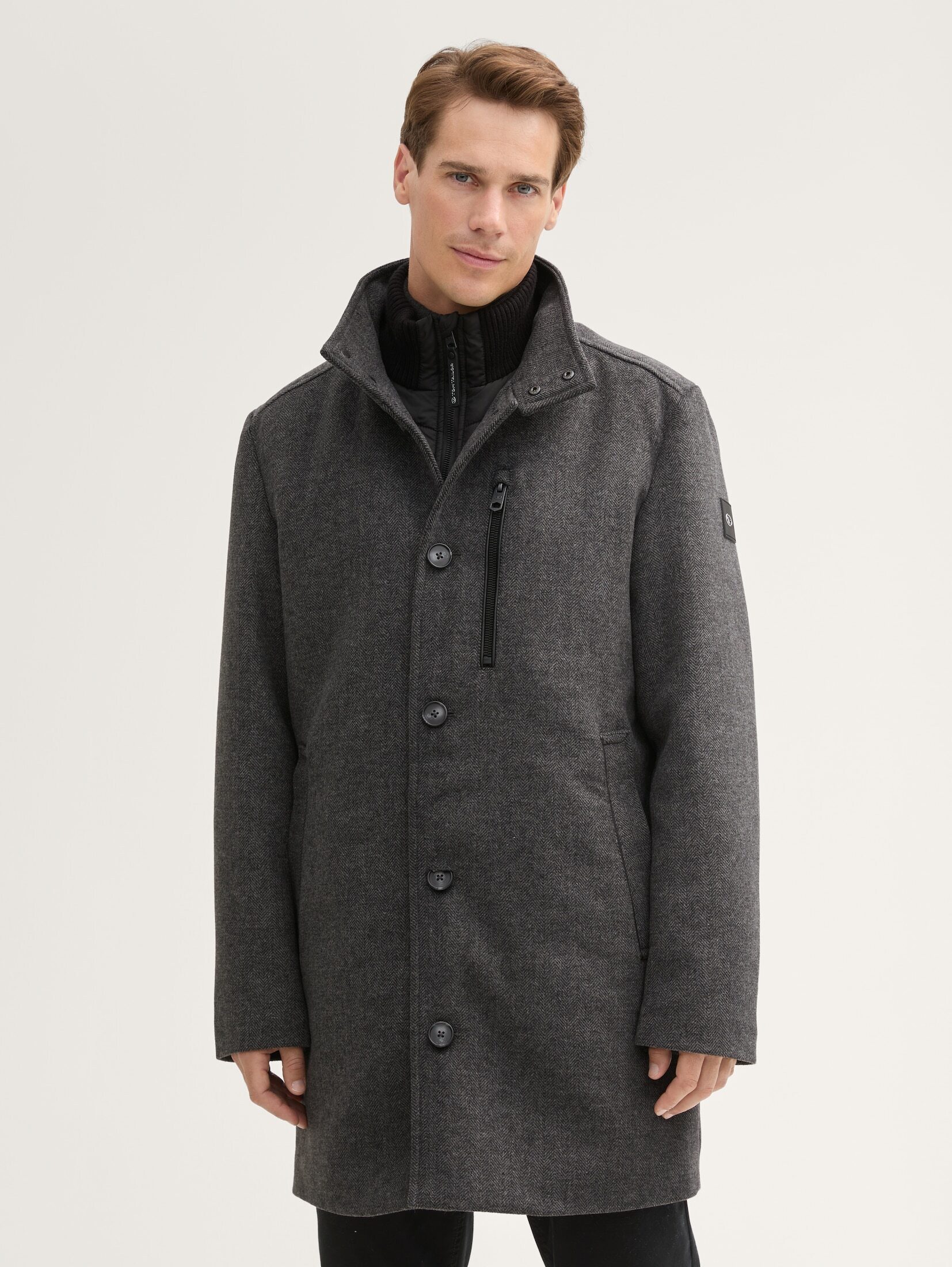 TOM TAILOR Wollmantel 2-in-1 Mantel mit günstig online kaufen