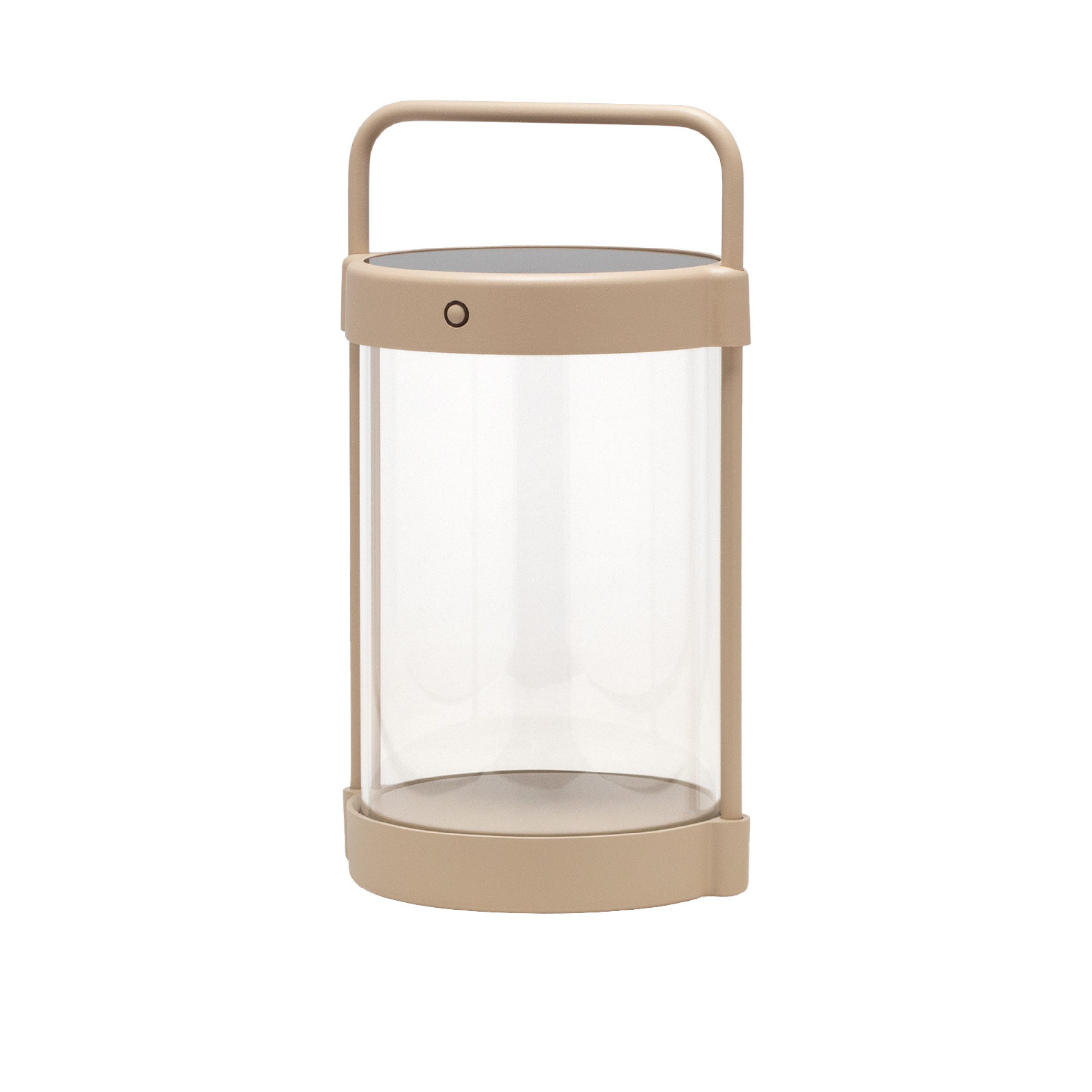 LUUK Studio LED Solarleuchte CAIA, LED fest integriert, 3000K-2700K, kabellos, Solarmodul, USB-C aufladbar, Echtglas, OSRAM LEDs