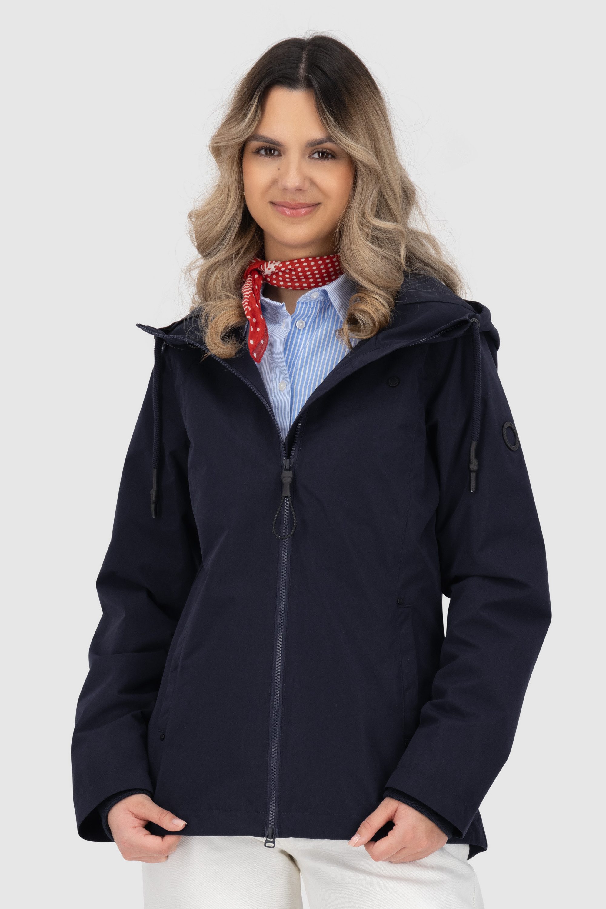 Alife & Kickin Outdoorjacke LilouAKA mit Kapuze und in figurbetontem Fit günstig online kaufen