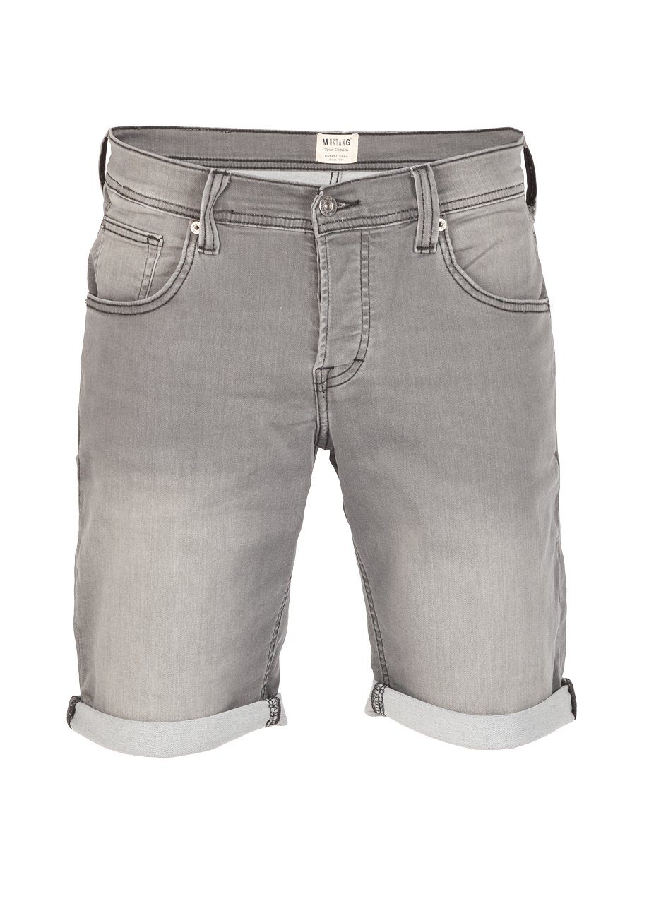 Stretch Real Chicago Bermudashorts Fit Jeansshorts (311) Denim Grey Regular X mit Light Shorts Herren MUSTANG