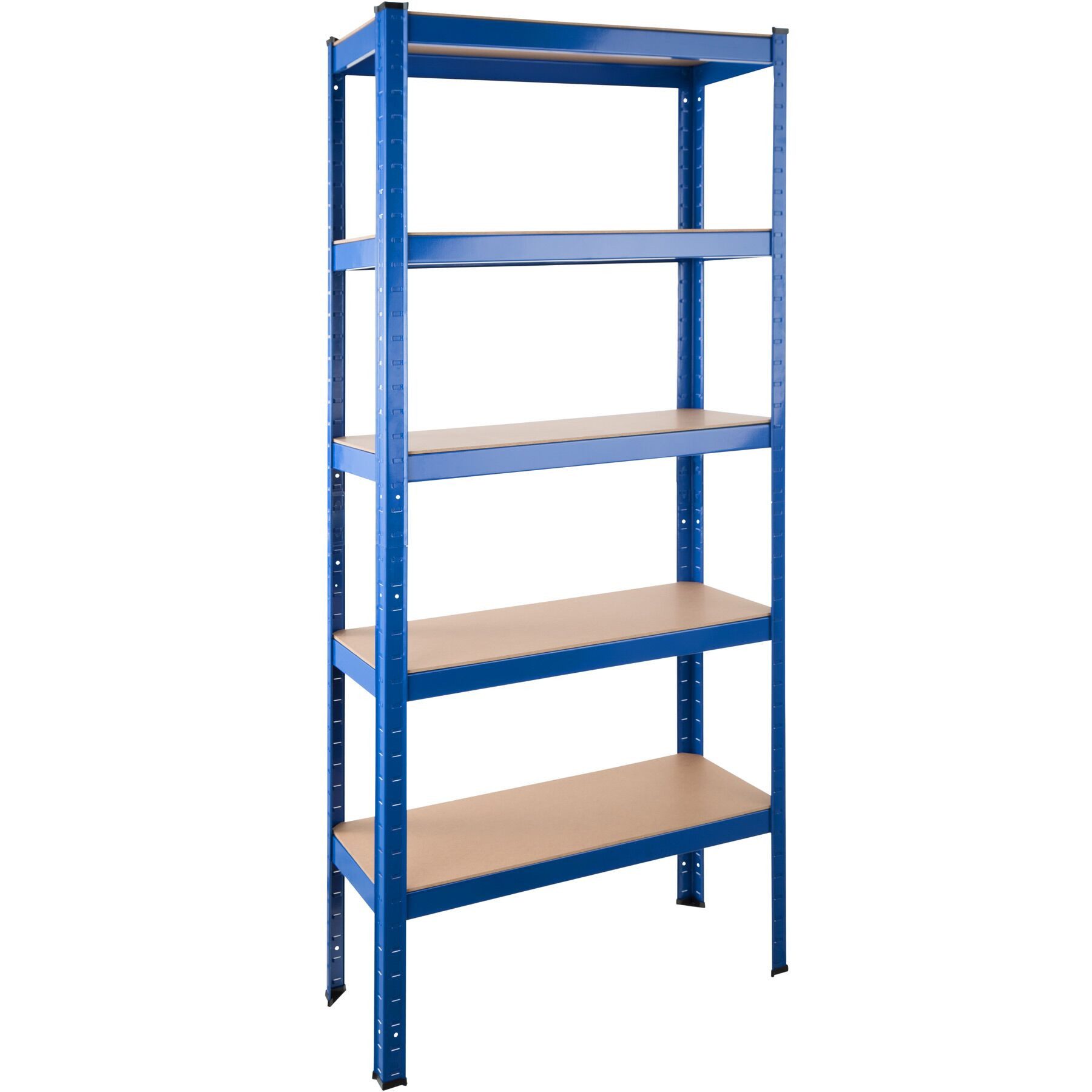 tectake Schwerlastregal, Komplett-Set., höhenverstellbare Einlegeböden