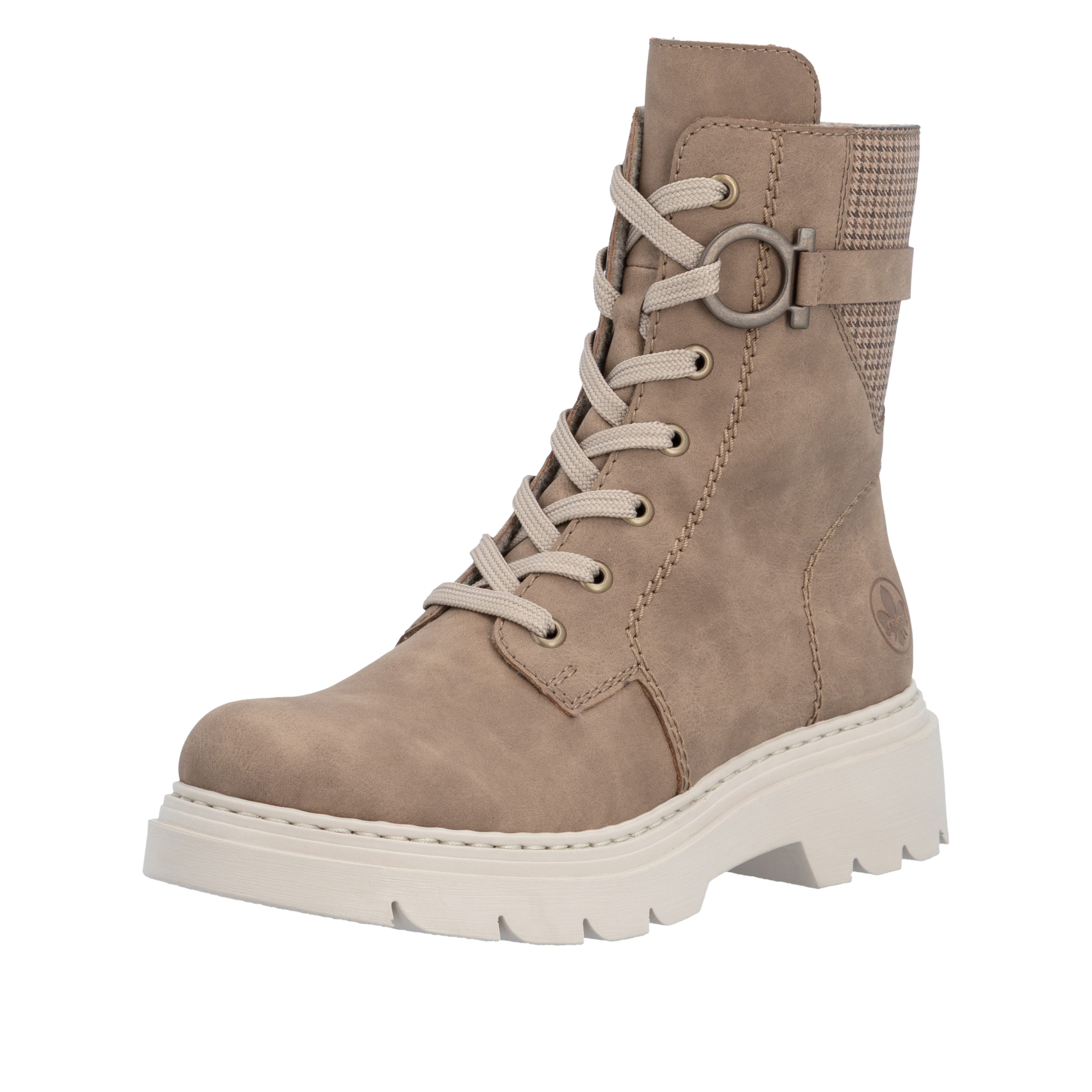 Rieker Schnürboots Schnürstiefelette mit markanter Laufsohle