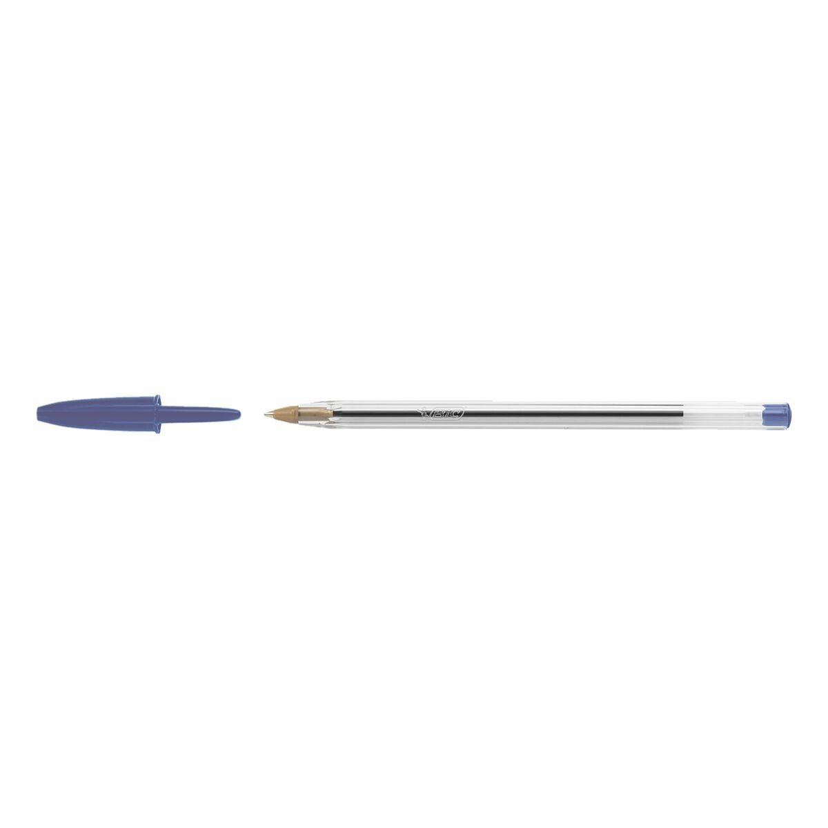 BIC Kugelschreiber Cristal, (50-tlg), Großpack, Strichstärke: 0,4 mm