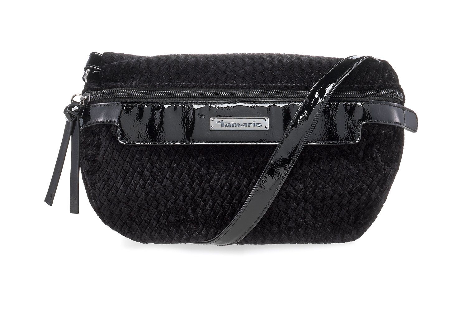 Tamaris Umhängetasche Ava (Set), Damen Handtasche Crossbody Bag Umhängetasche Flecht-Prägung
