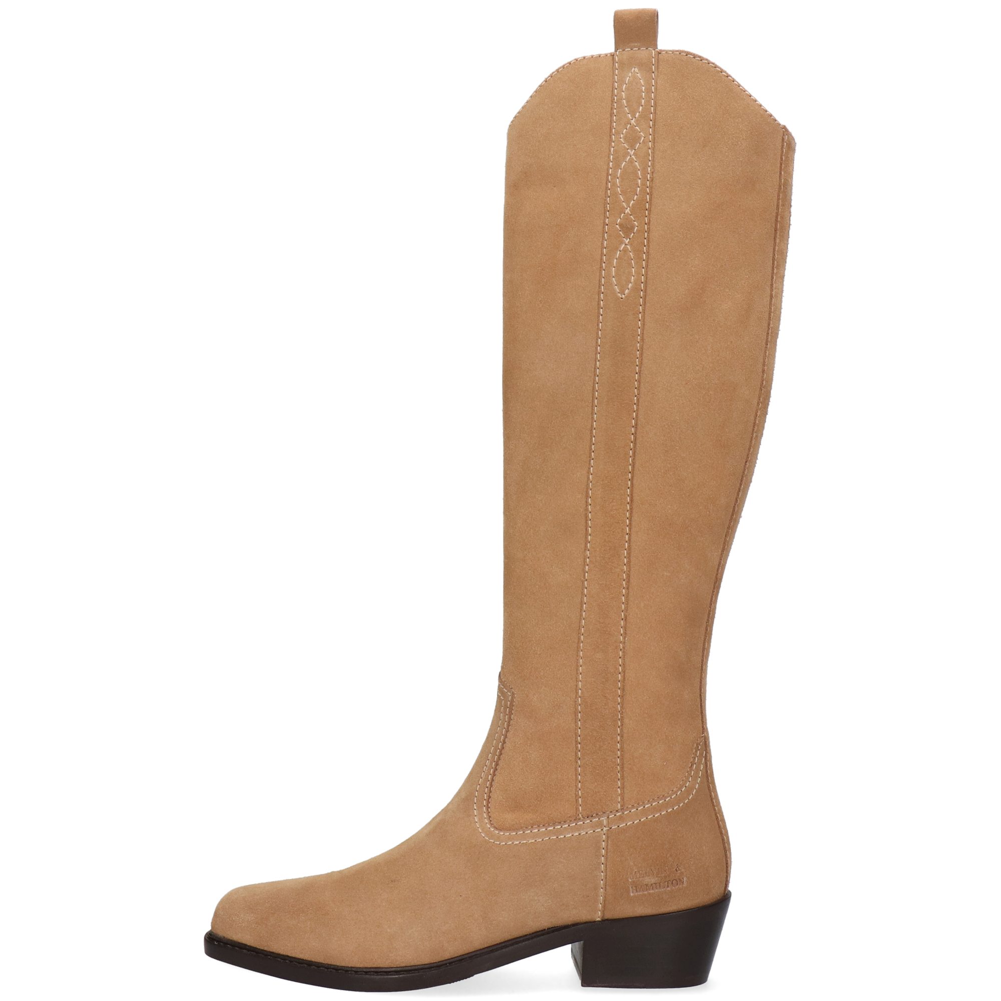 Melvin & Hamilton Rylee 6 Leder-Western Boots für Damen Stiefel Kubanischer Absatz, Echtes Leder