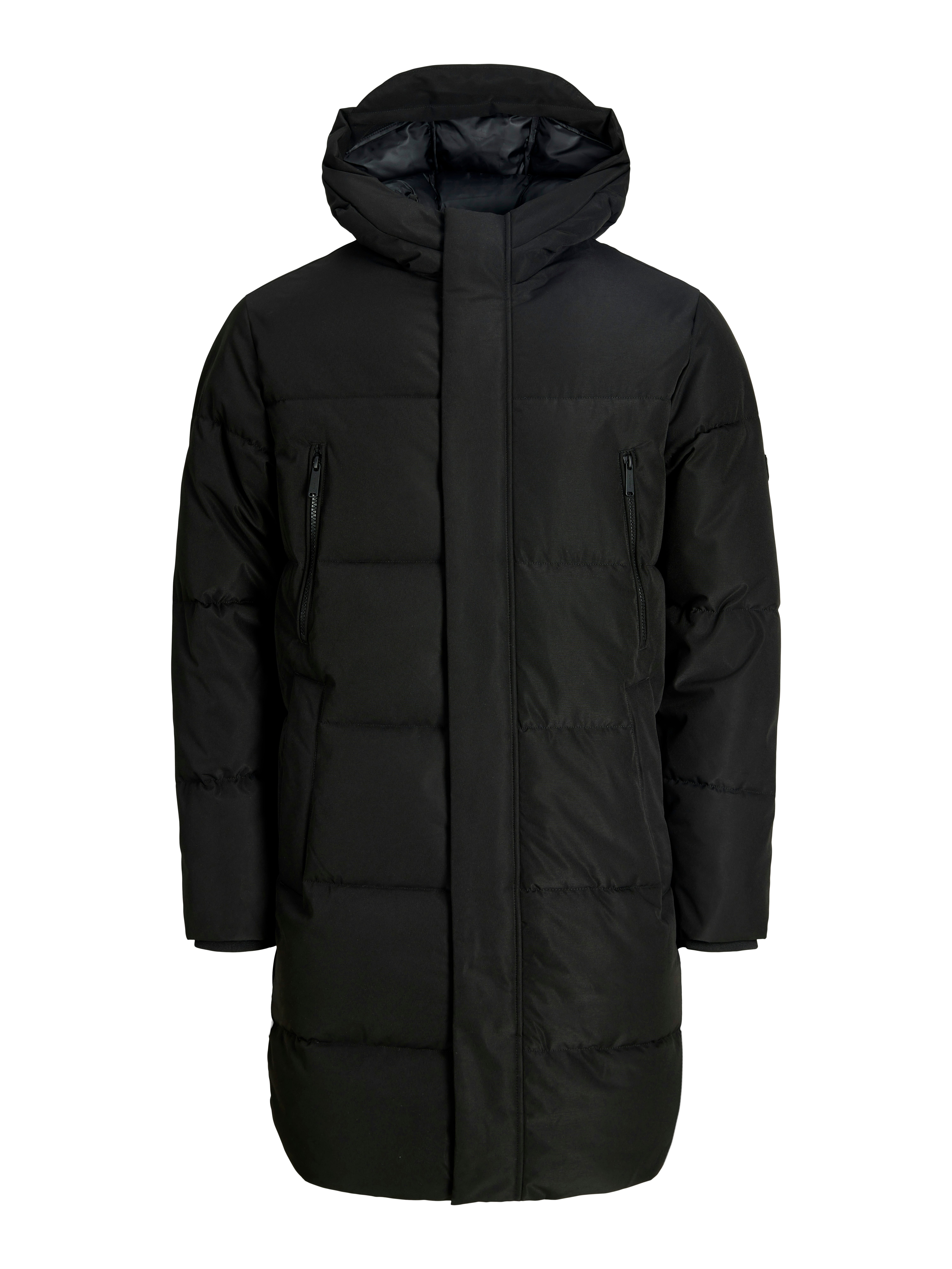 Jack & Jones Steppjacke JJEBECKS LONG PUFFER SN Kunstfaser, gesteppt und gefüttert