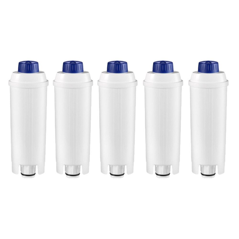 Trade-Shop Wasserfilter 5x passend für DeLonghi Magnifica PrimaDonna Dinamica, Zubehör für DeLonghi DLS C002, SER3017, 5513292811, 8004399327252, Filterpatrone / Filtergranulat