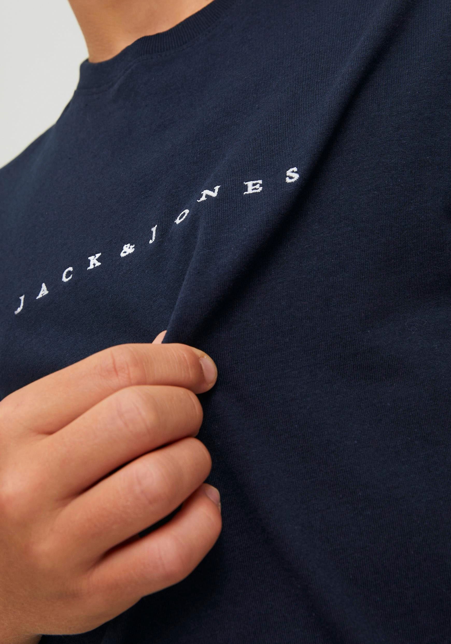 JORCOPENHAGEN & T-Shirt TEE SS Print Blazer Jack CREW JNR Navy NECK NOOS Junior Jones