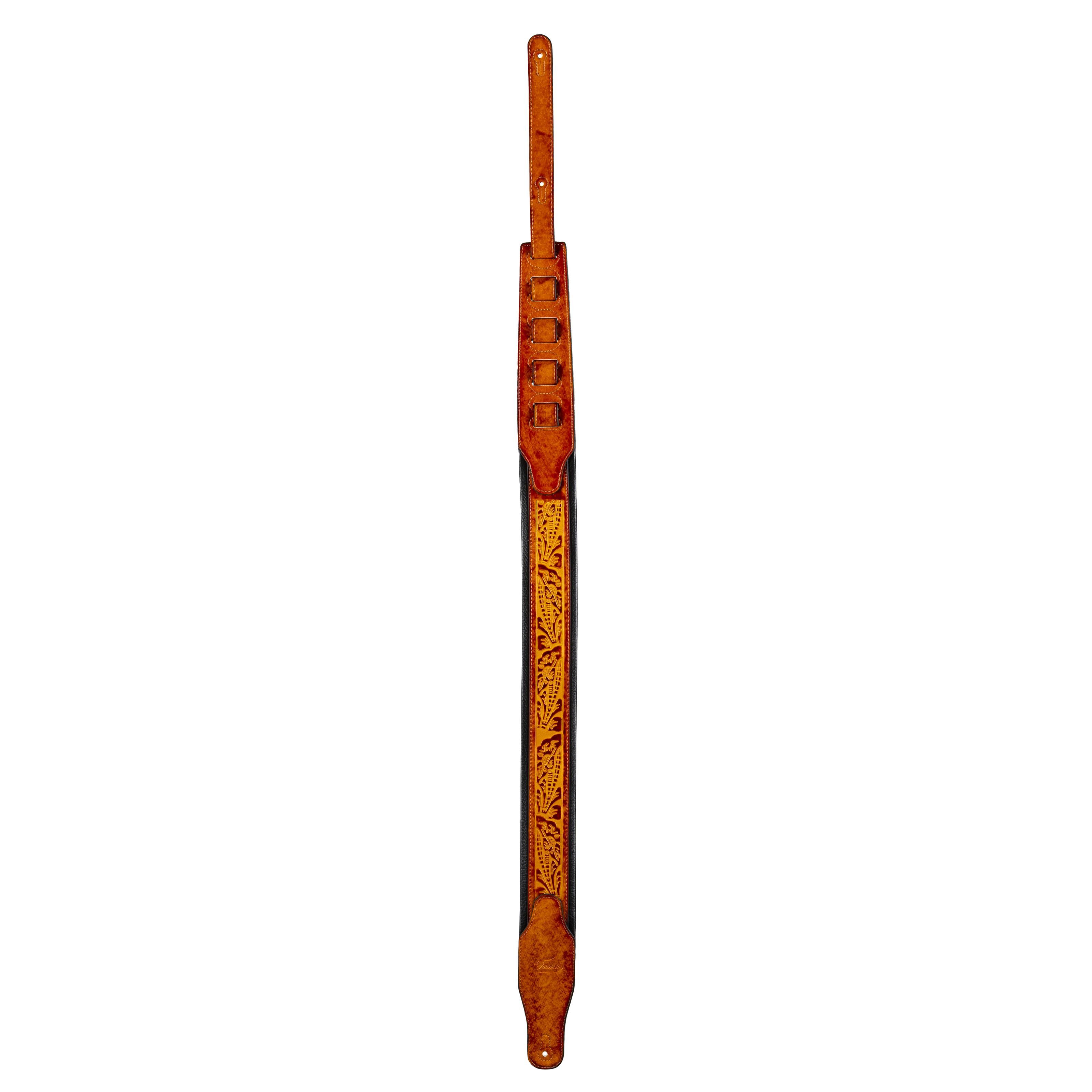 FAME Gitarrengurt, Leather Strap Western Charme - Gitarrengurt
