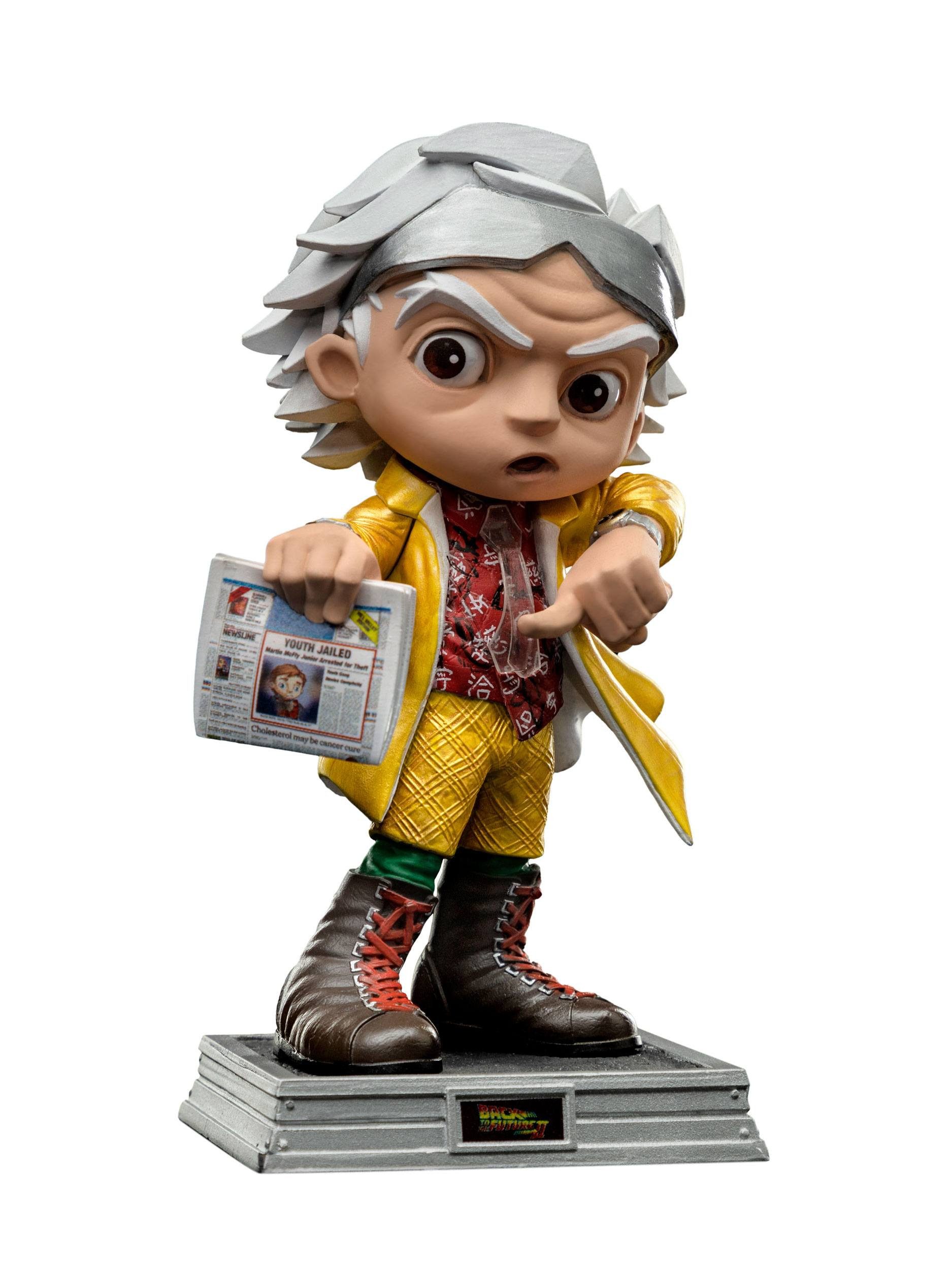 Iron Studios Dekofigur Назад in die Zukunft II Mini Co. PVC Figur Doc Brown 15 cm (1 St), detailreiche Minifigur