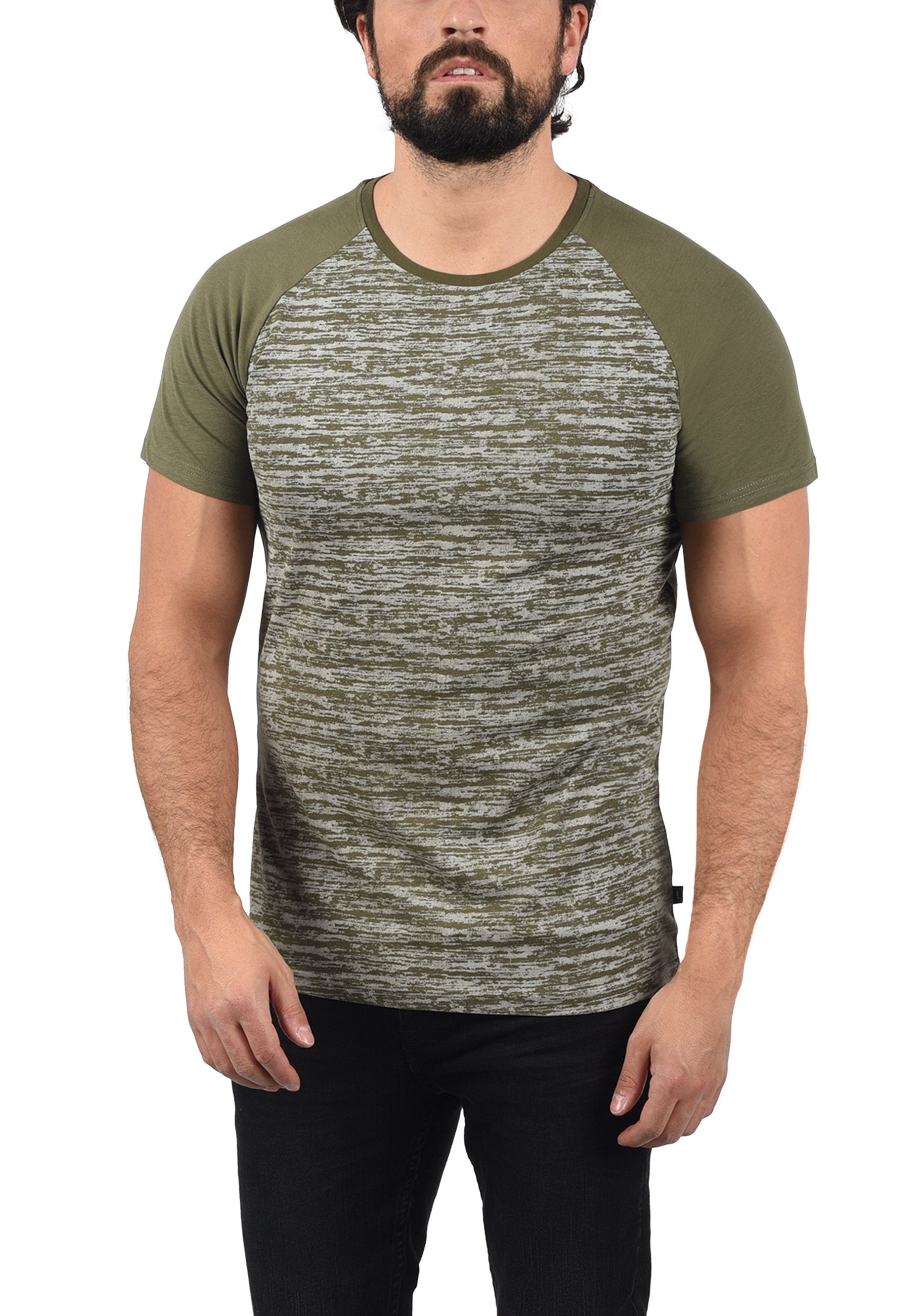 Solid Rundhalsshirt SDMevio T-Shirt Ivy Green (3797)