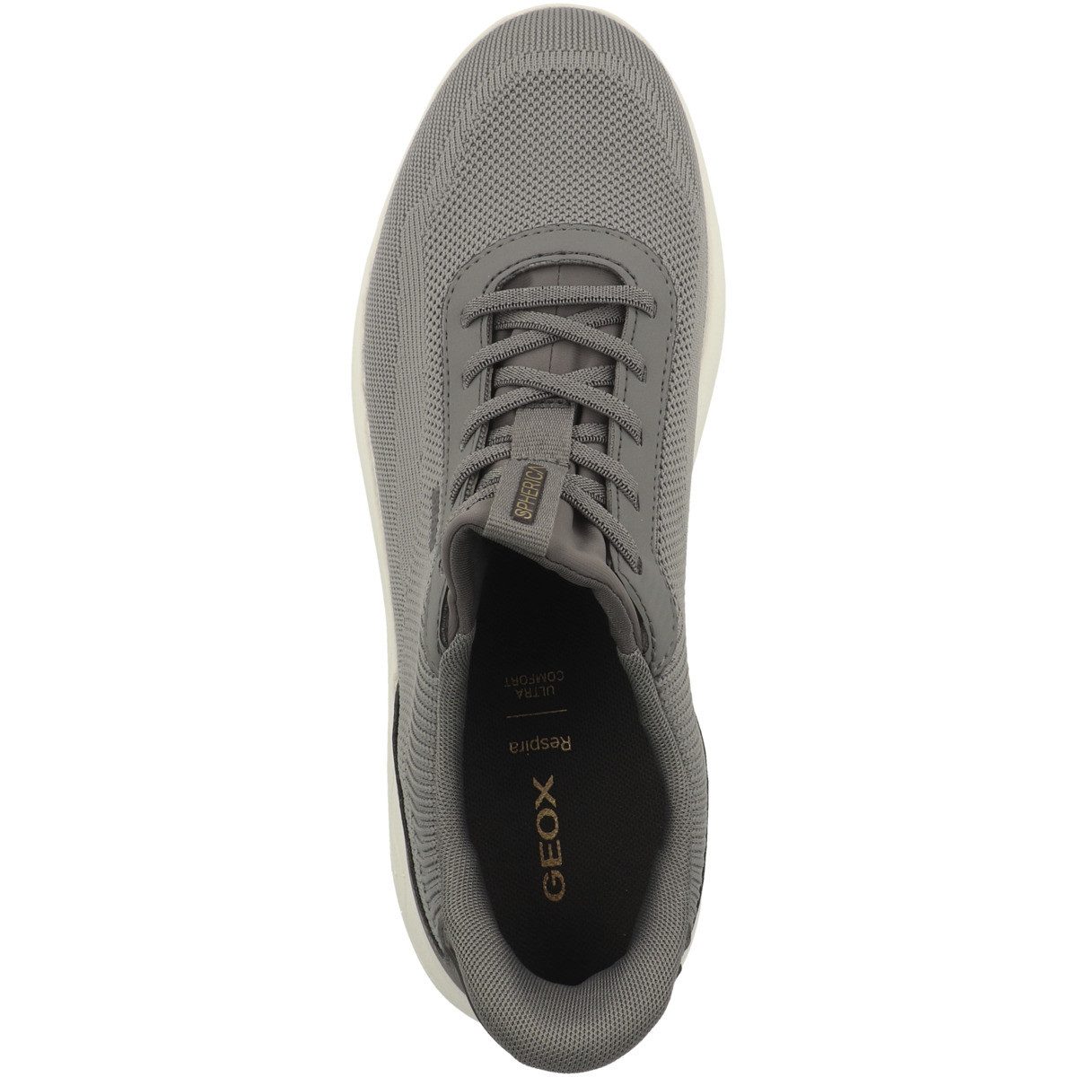 Geox U Spherica Plus A Herren Sneaker Turnschuhe, Sportschuhe, Freizeitschuhe, Halbschuhe, Schnürschuhe