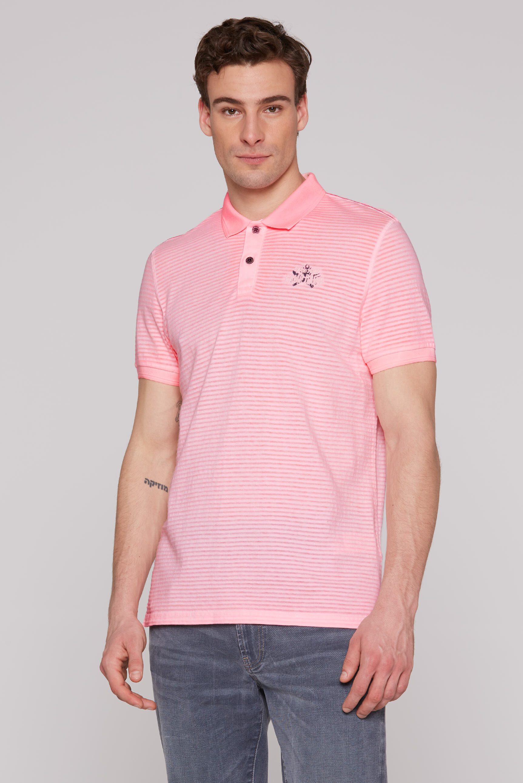 CAMP DAVID Poloshirt, mit großem Rücken-Print günstig online kaufen