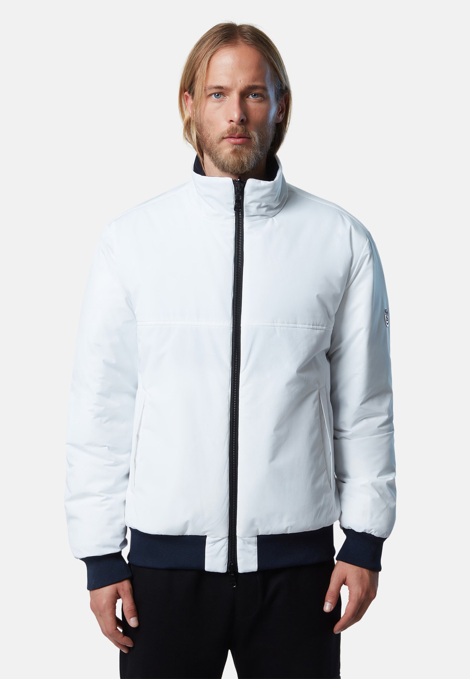 North Wendefunktion weiss Bomberjacke Wendejacke mit Sailor Sails