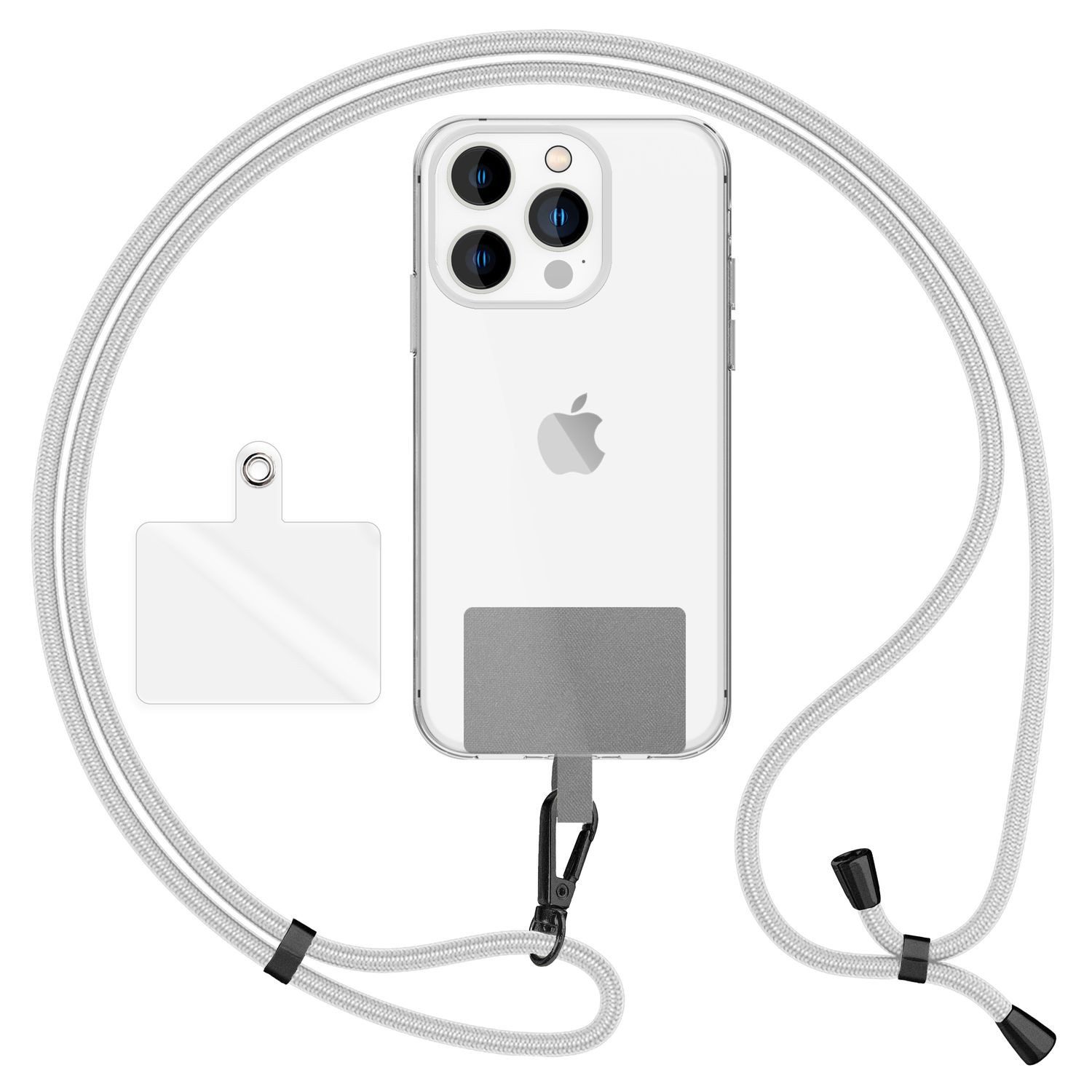 Nalia Handykette Universal Smartphone, Fashion Lanyard 160cm Verstellbar / Band für Handyhülle zum Umhängen