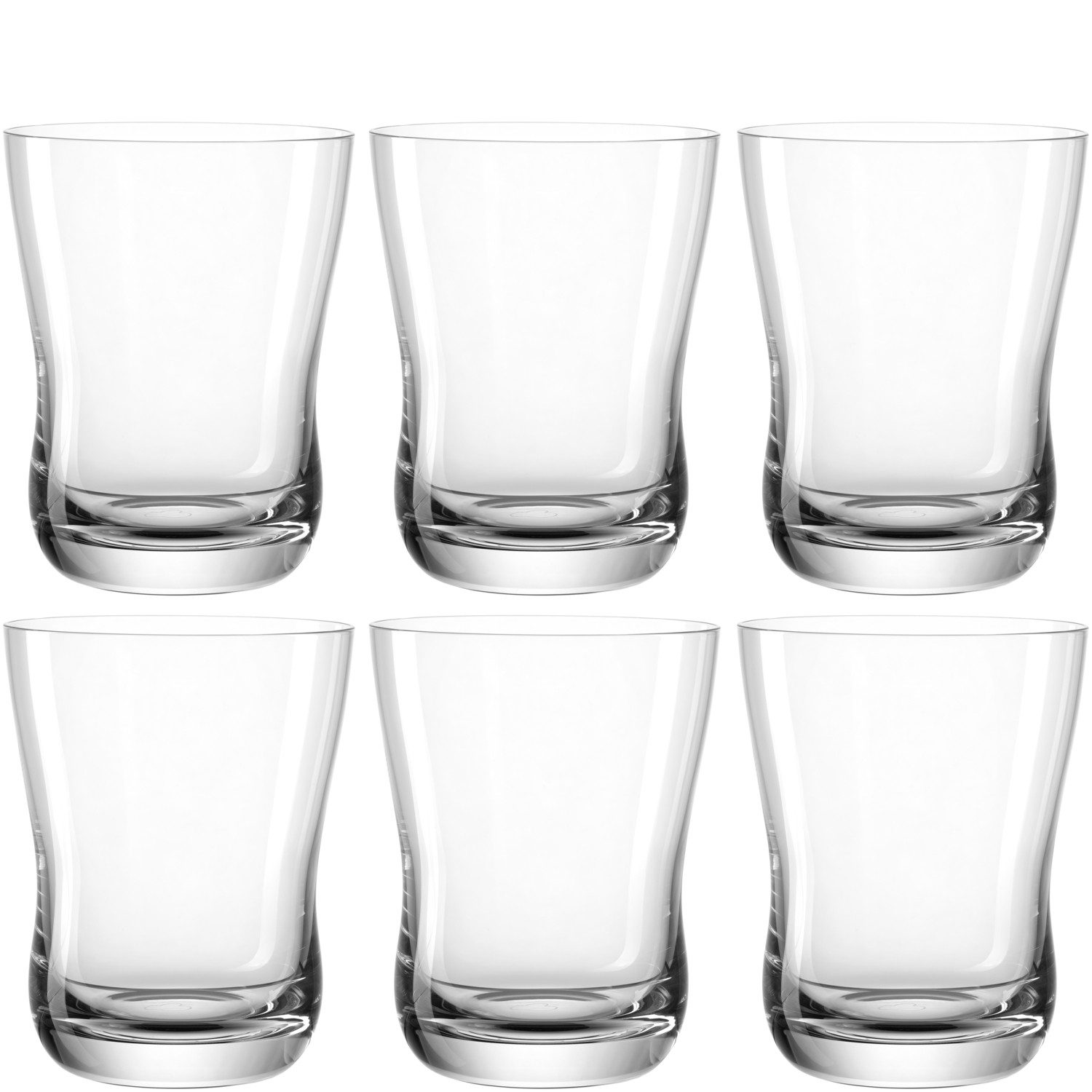 LEONARDO Gläser-Set Trinkglas-Set VITA, 360 ml, 6er-Set, 6-tlg., Glas, spülmaschinengeeignet