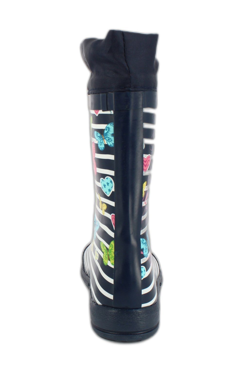 Beck Gummistiefel Fantasy Gummistiefel (wasserdichter, schmaler Stiefel, für trockene Füße bei Regenwetter) Naturkautschuk