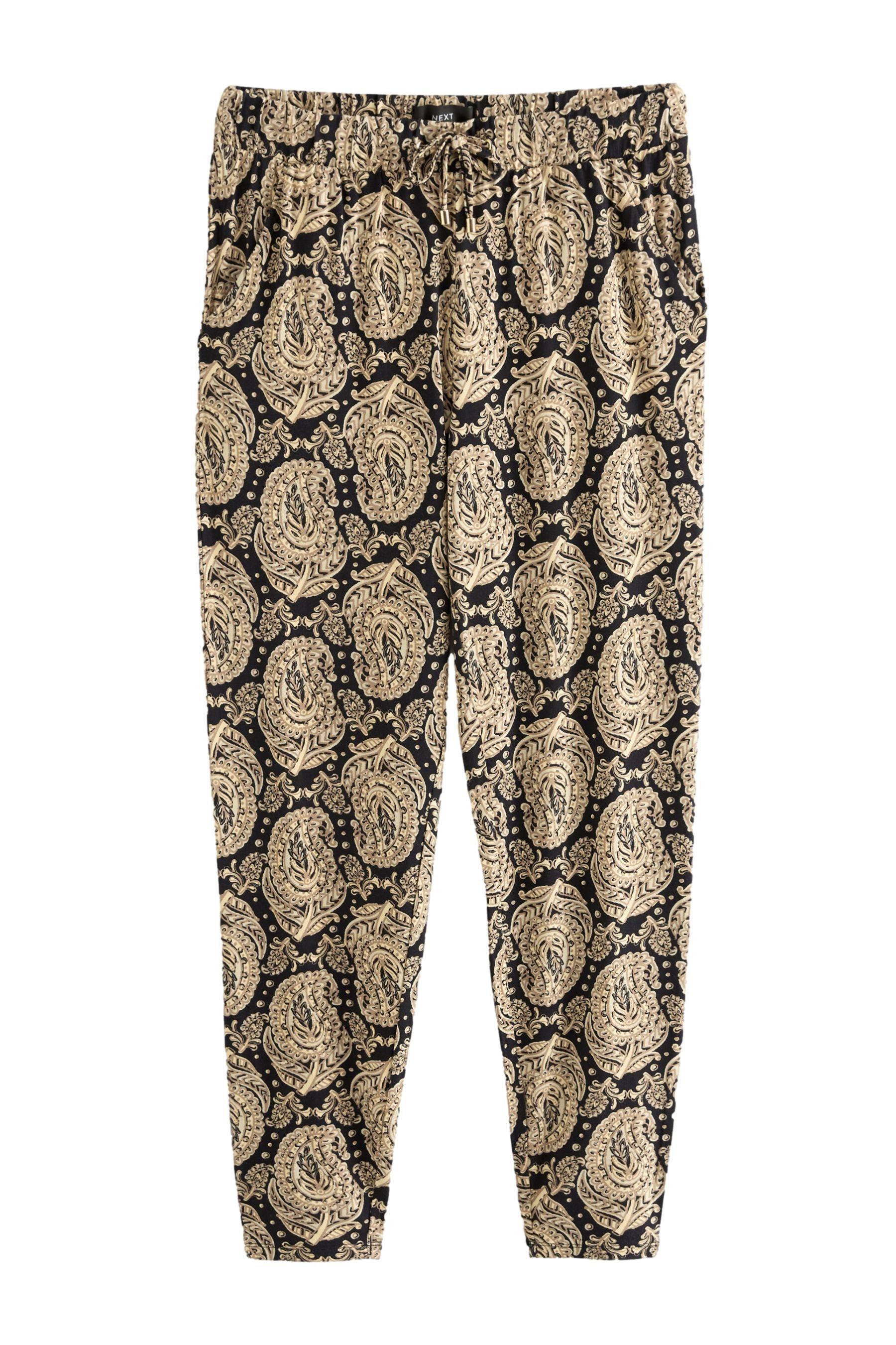 Black Paisley Print