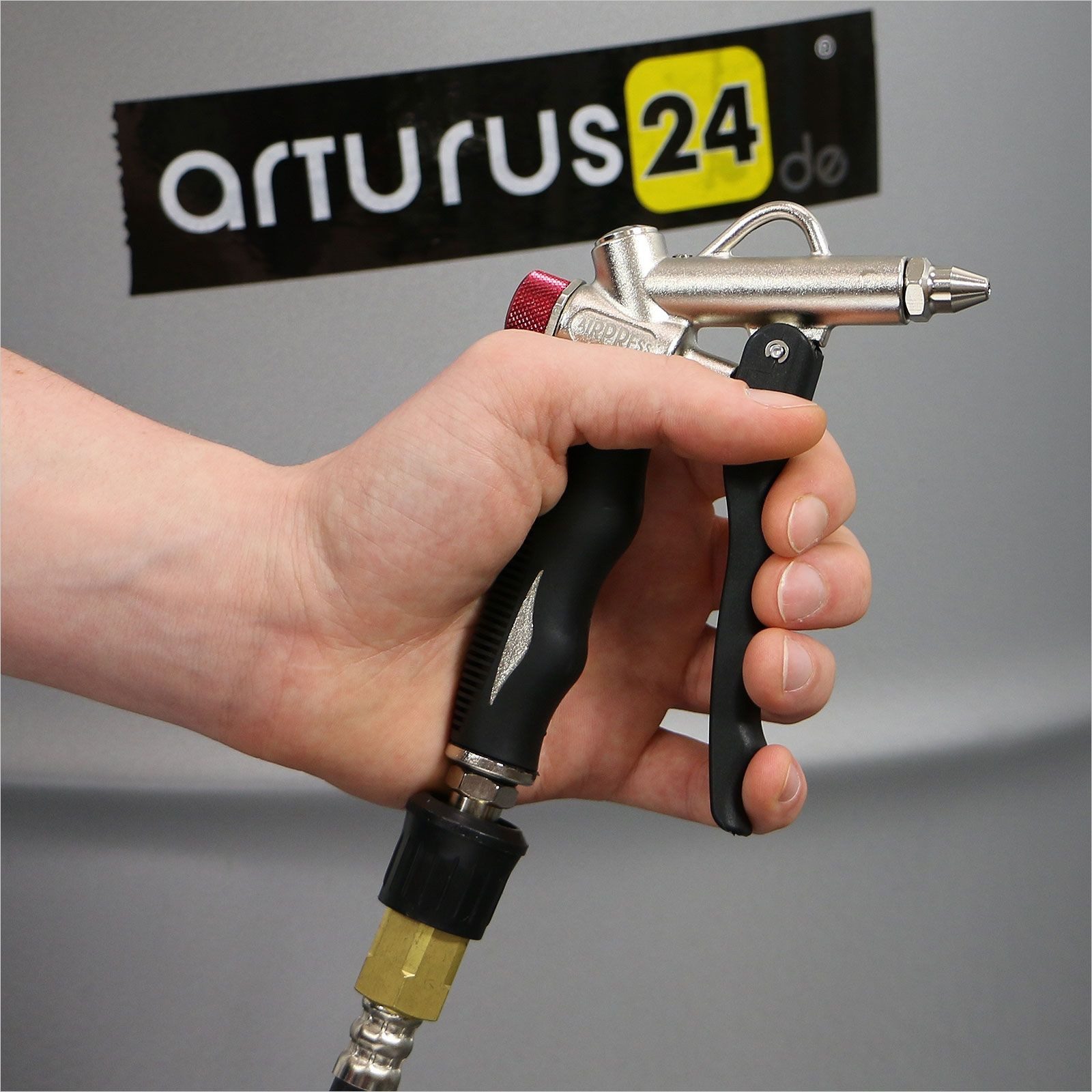 Airpress Druckluft-Schlagschrauber 2 Wege Ausblaspistole mit Verlängerung Typ 4300003, (Set)