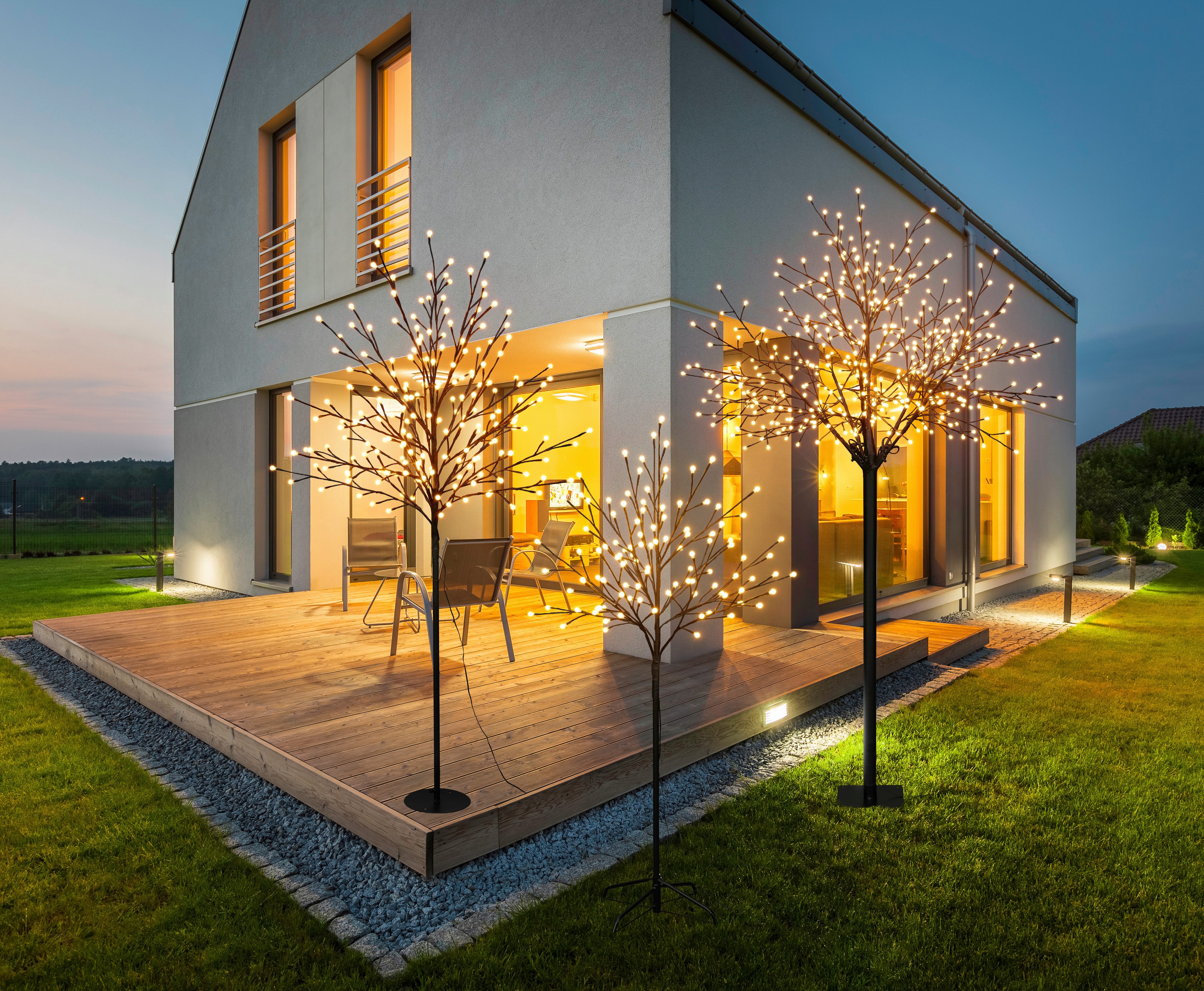 BONETTI LED Baum, LED fest integriert, Warmweiß, Weihnachtsdeko