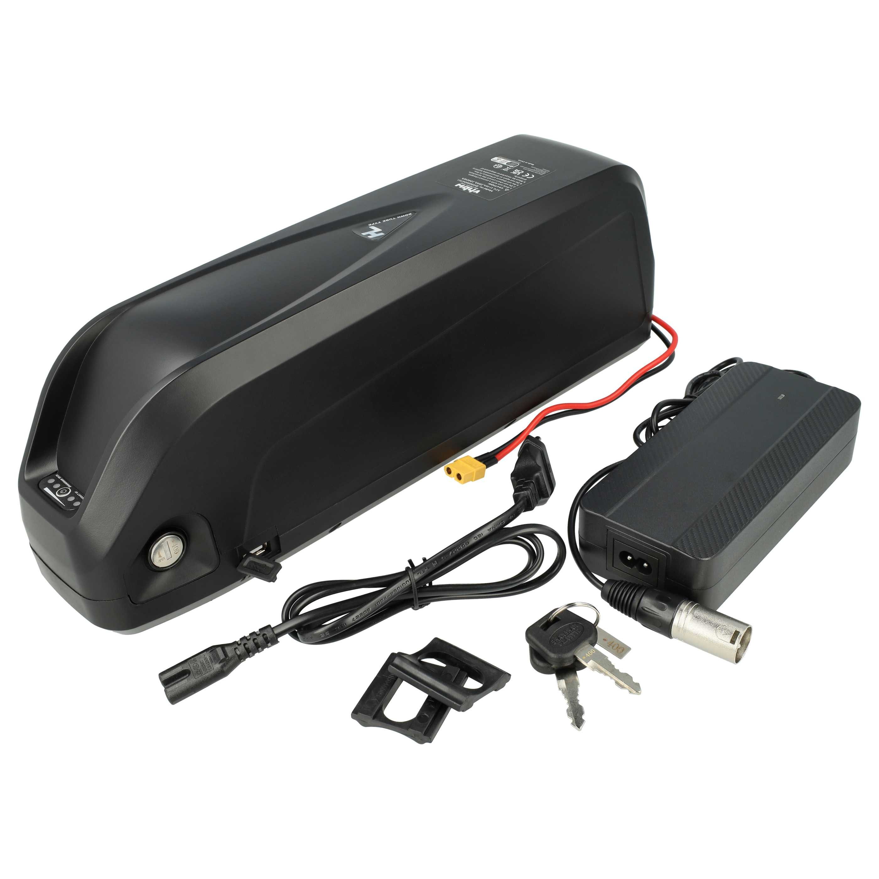 vhbw Akku E-Bike (20 Ah, 52 V, Li-Ion, inkl. Ladegerät) E-Bike Akku Akku Li-Ion 2000 mAh (52 V, 1 St), Leistungsfähiger Austausch-Akku für Pedelec, Elektrofahrrad, E-Bike