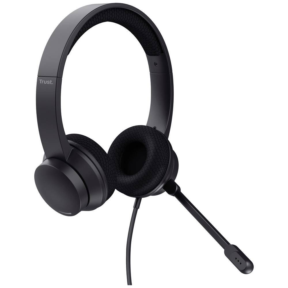 Trust On Ear Headset 25089 Kopfhörer (Headset, Lautstärkeregelung, Mikrofon-Stummschaltung)