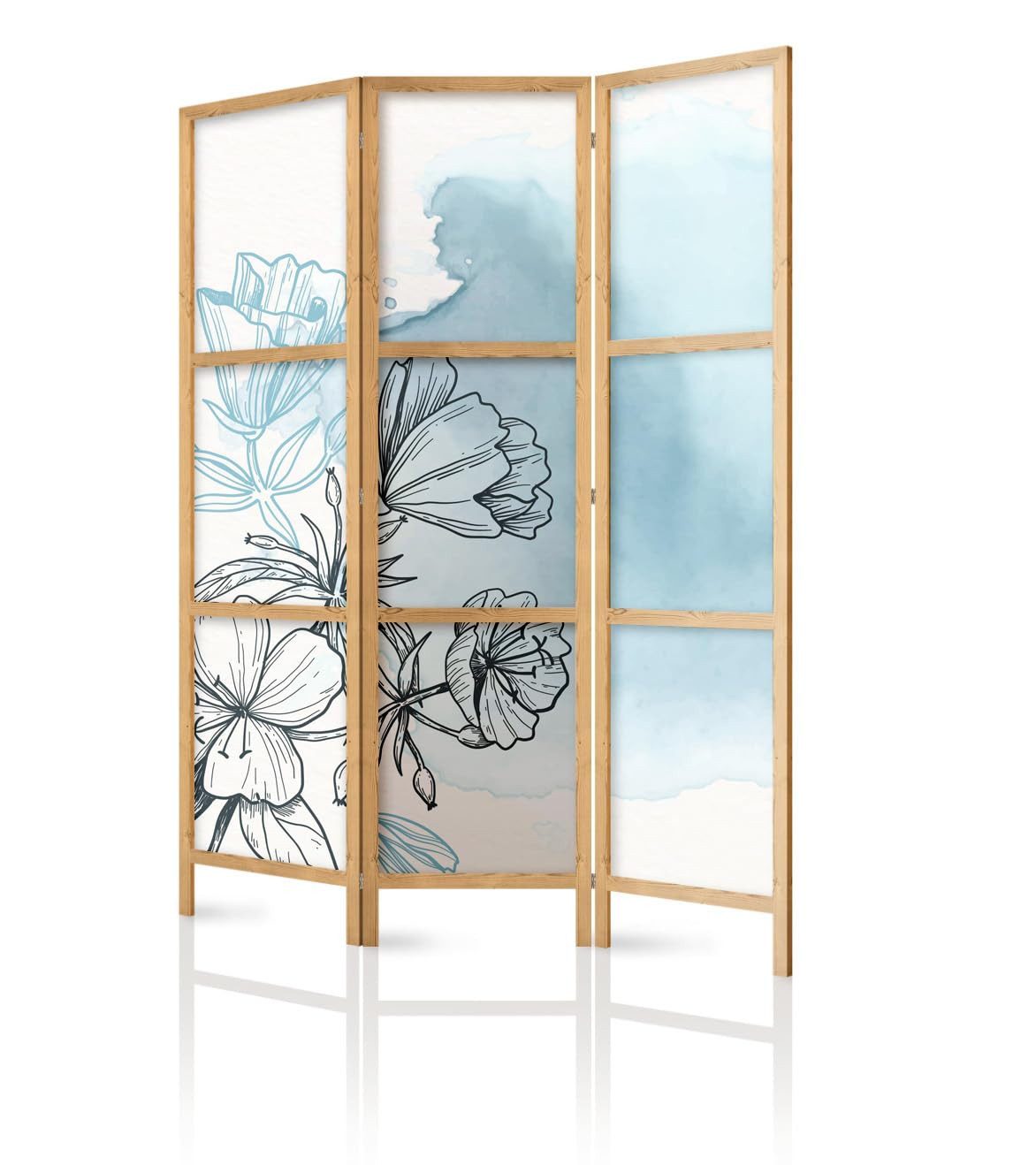 framed concept Paravent Raumteiler aus Holz, günstig online kaufen