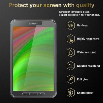 Cadorabo Schutzfolie Samsung Galaxy Tab ACTIVE (8 Zoll), (1-St), Schutzglas Panzer Folie (Tempered) Display-Schutzfolie mit 3D Touch