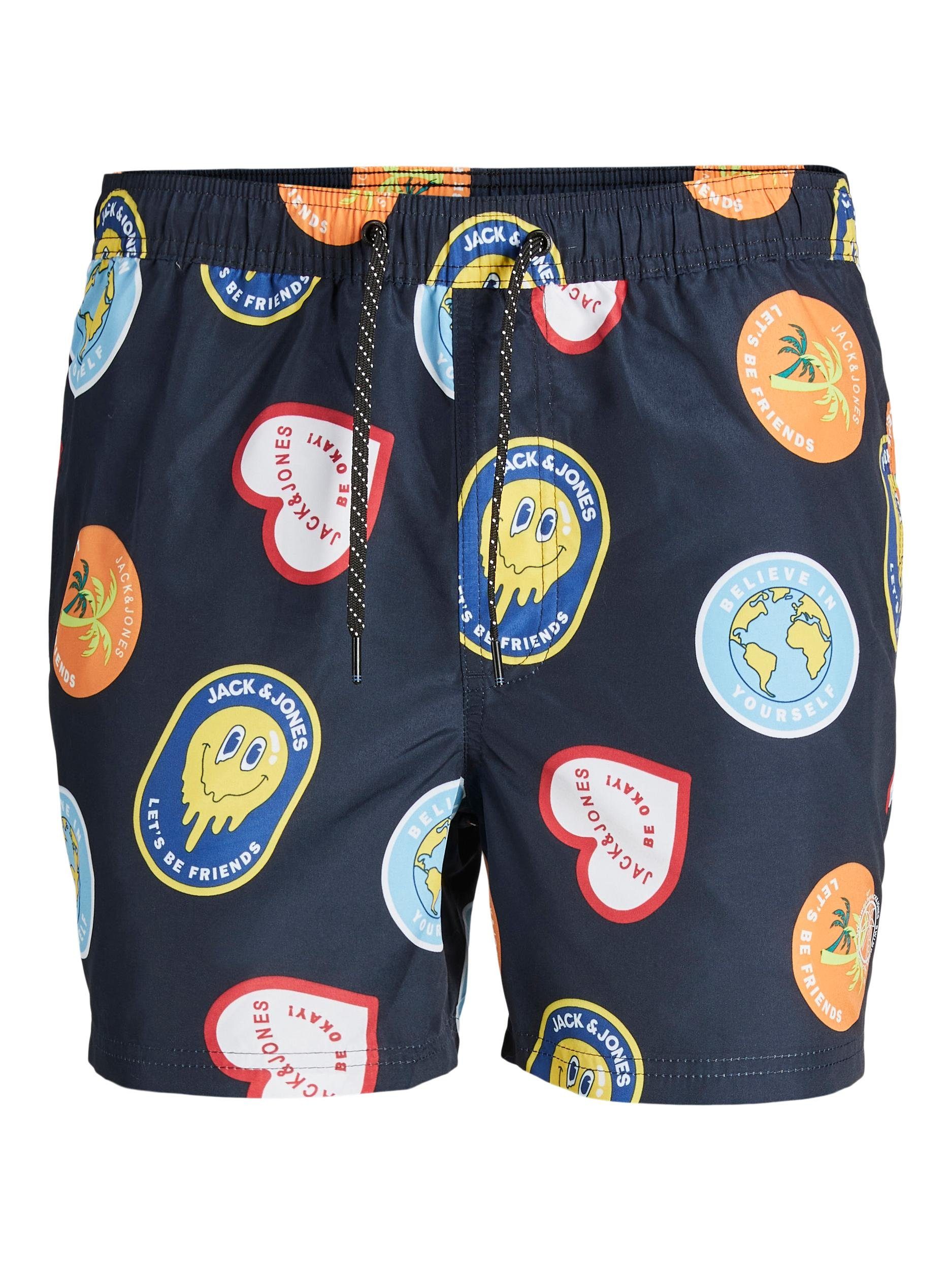 Jack & Jones Junior Badeshorts JPSTFIJI JNR PRINTS JJSWIM BIG