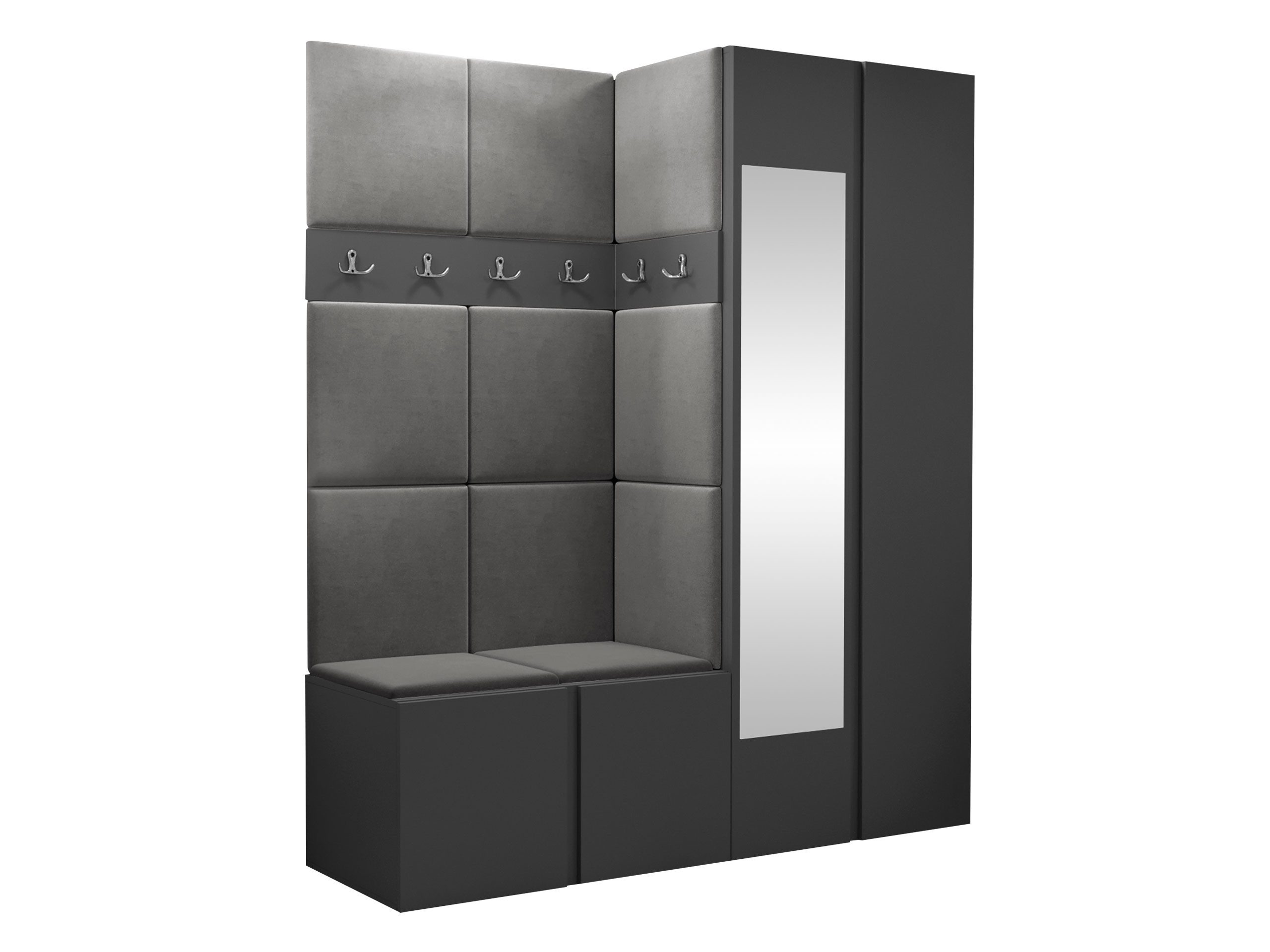 MIRJAN24 Garderoben-Set Orion XII, (Komplett-Set, Schrank, Schrank mit Spie günstig online kaufen