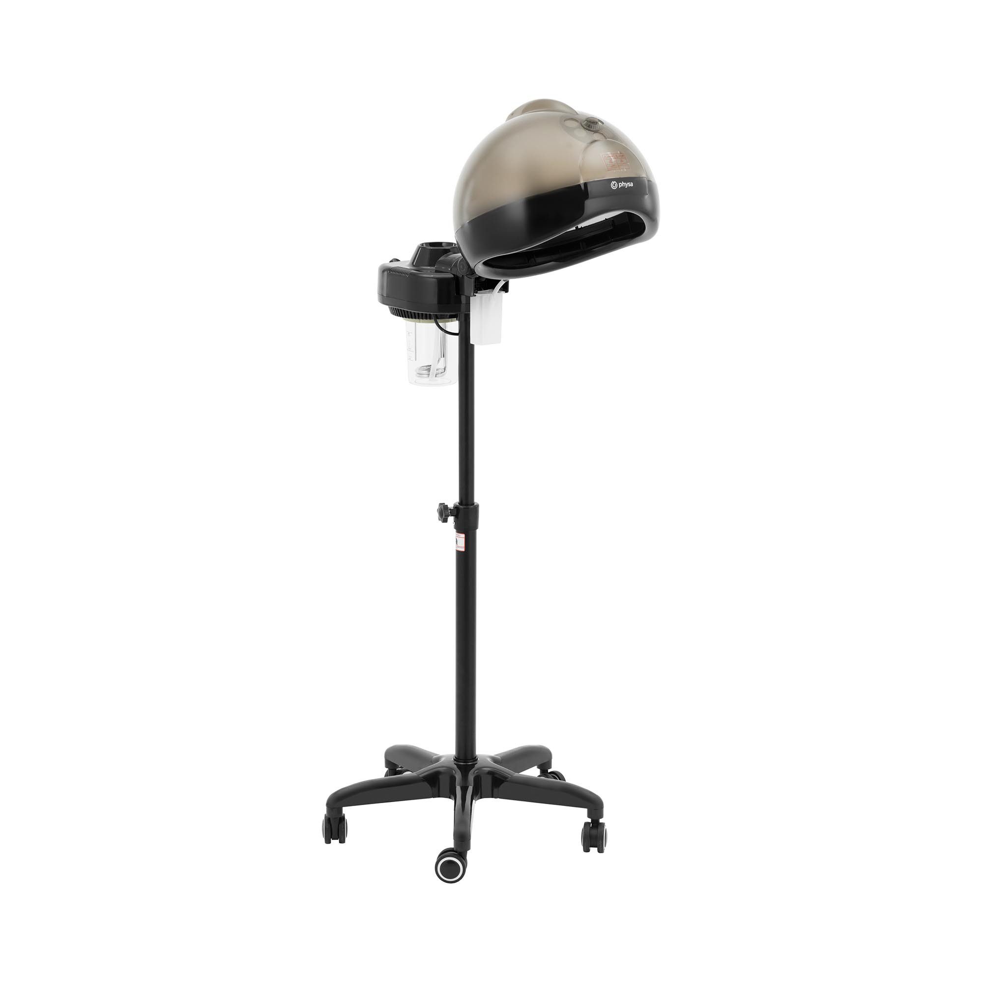 Physa Haartrockner Dampfhaube Haardampfer Friseur mit Stativ 750 W Timer 0,75L Wassertank, 750 W