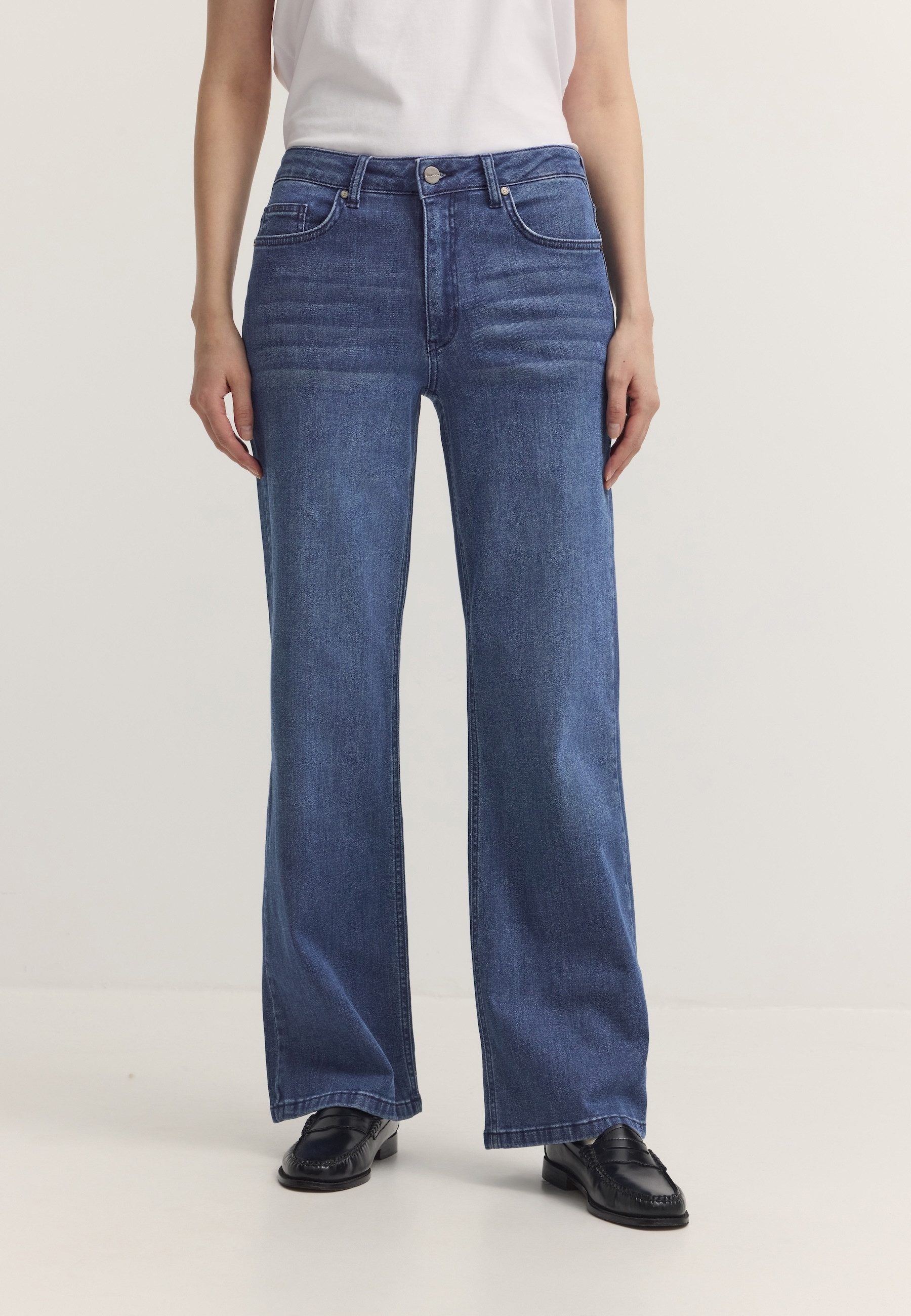 bugatti 5-Pocket-Jeans Modern Fit Modern Fit Baumwoll-Stretch Essentials