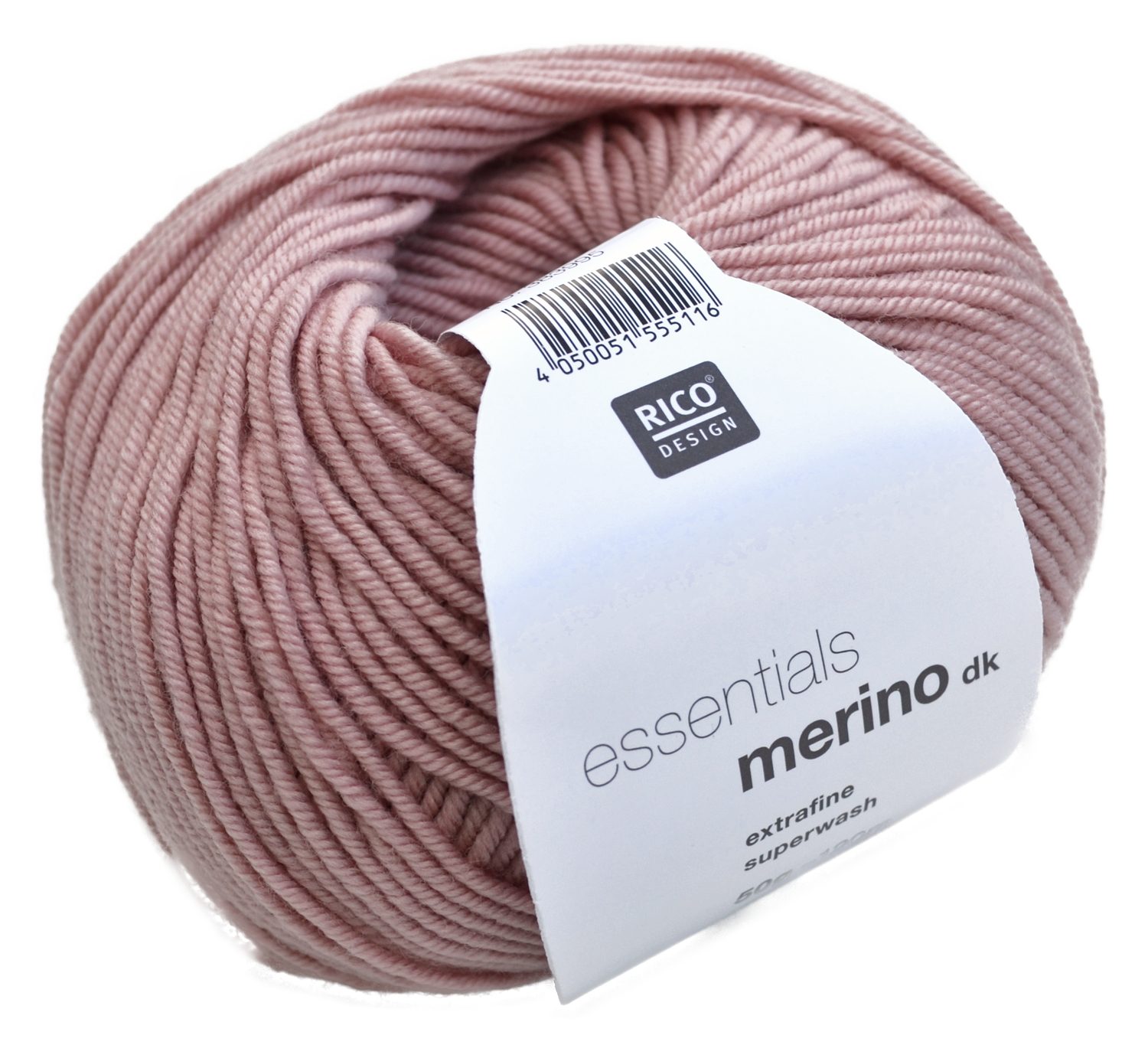 Rico Design Essentials Merino dk reine Merinowolle zum Stricken und Häkeln Häkelwolle, 120,00 m (50g Wolle, Strickwolle, Strickgarn, Handstrickgarn)
