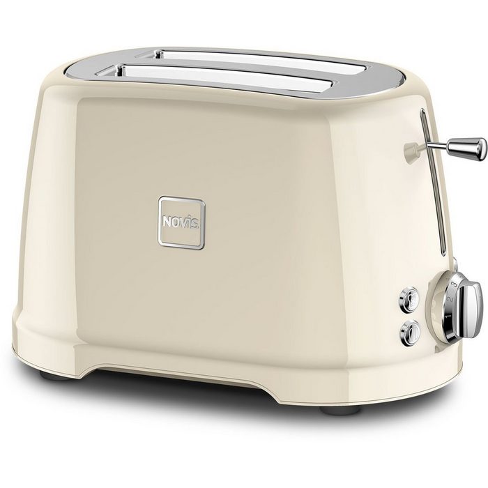 NOVIS Toaster T2 creme 2 kurze Schlitze 900 W