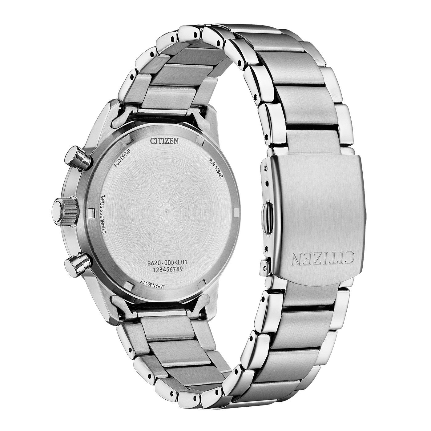 Citizen Chronograph Classic Chrono CA4720-52X, Armbanduhr, Solar, Herrenuhr, Edelstahlarmband, analog, Big Date