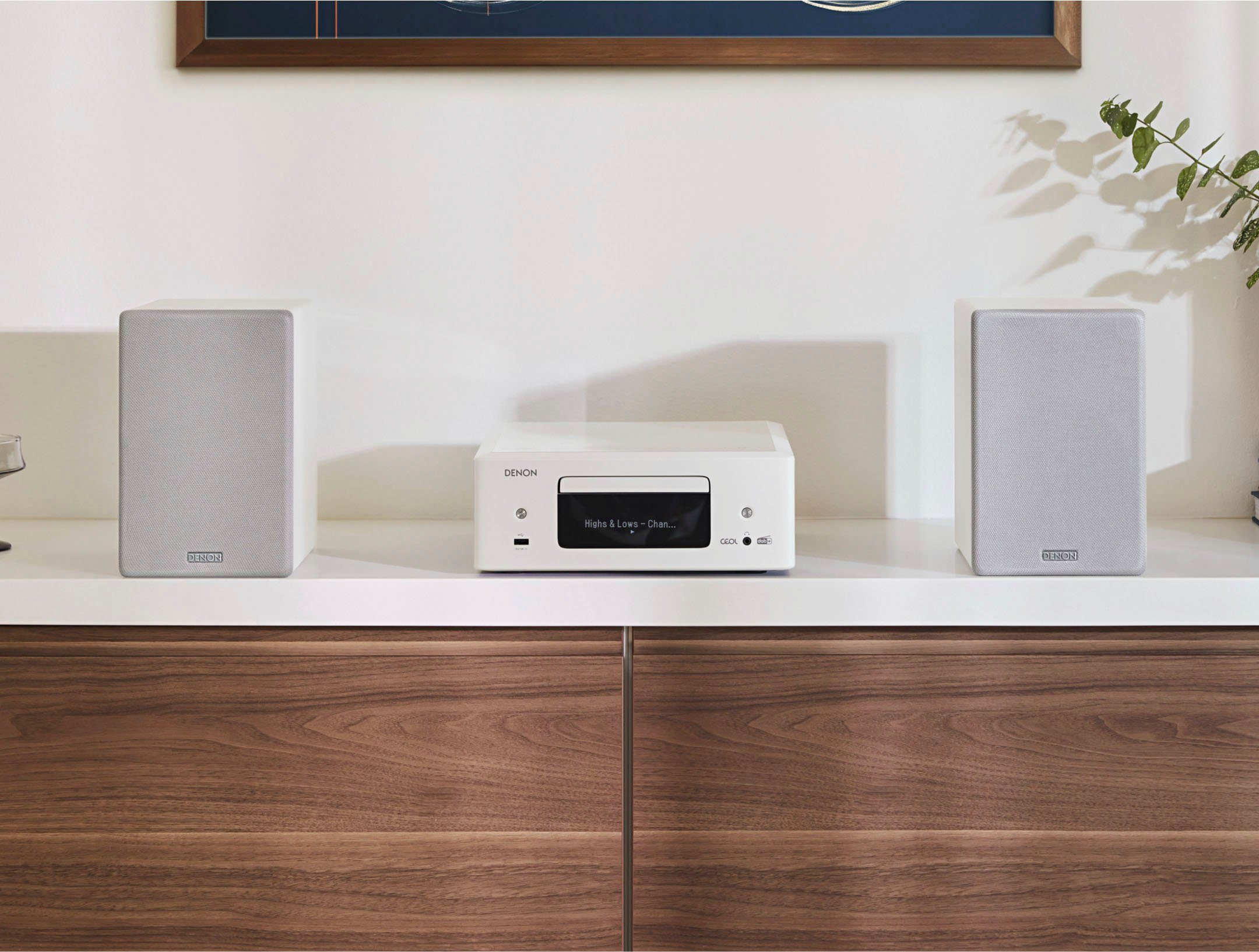 Denon CEOL N12DAB Stereoanlage (Digitalradio (DAB), FM-Tuner, UKW mit RDS, 130 W)