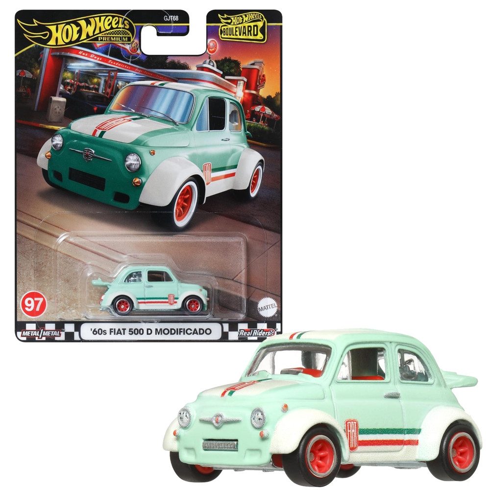 Hot Wheels Spielzeug-Rennwagen Fiat 500 D günstig online kaufen