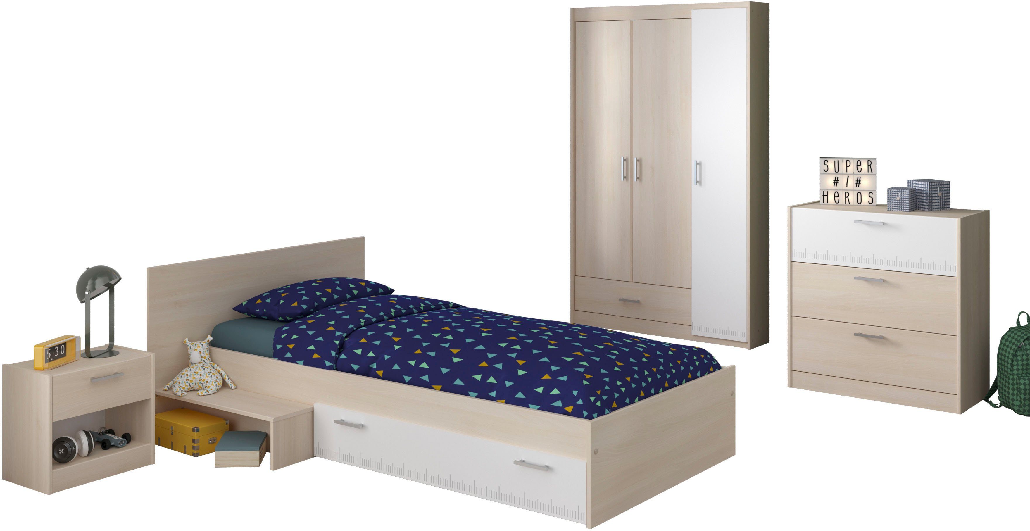 Parisot Jugendzimmer-Set Parisot Kinderimmer Charly 12, (4-tlg)