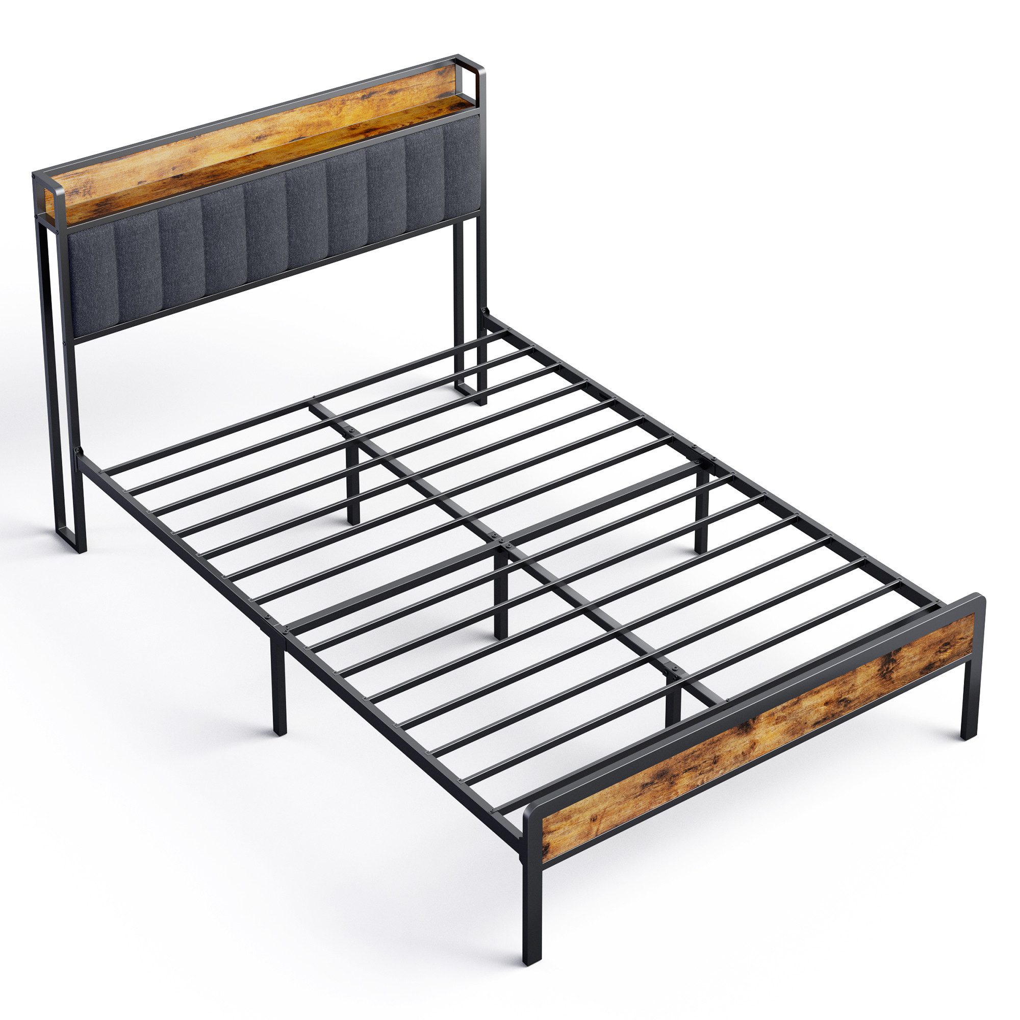 Bealife Polsterbett,Doppelbett, Bettgestell mit Kopfteil, Holzbett günstig online kaufen
