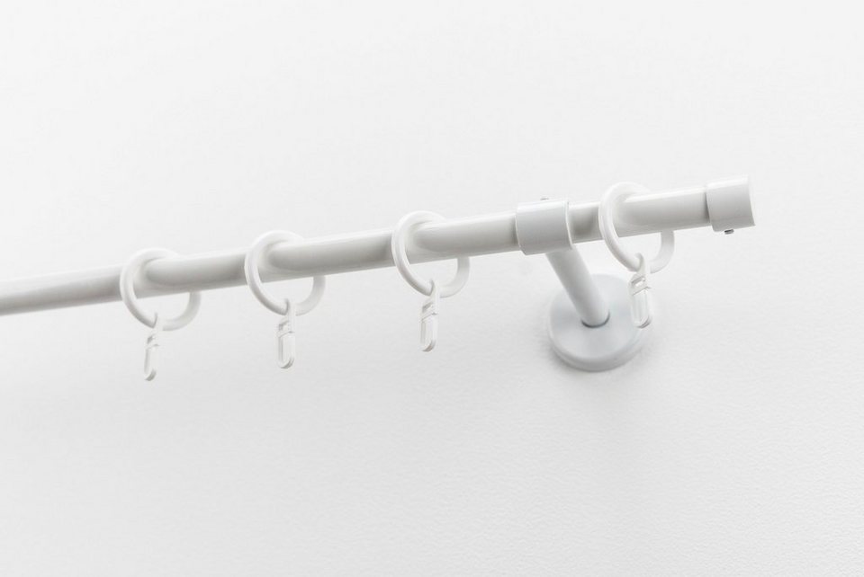 Gardinenstange RUSTIKA, GARESA, Ø 16 mm, 1-läufig, Wunschmaßlänge,  verschraubt, rustikale Vorhanggarnitur, einfache Montage mit Verbinder  verlängerbar