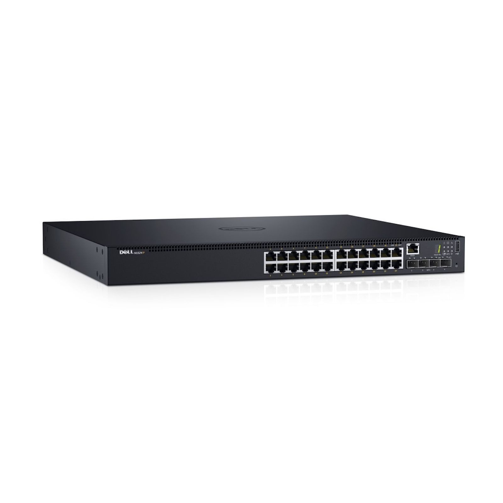 Dell Networking N1524P - Switch - L2+ - managed - 24 x 10/100/1000 + 4 x 10 Netzwerk-Switch