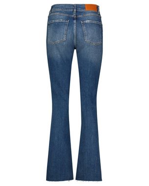 Goldgarn 5-Pocket-Jeans Damen Jeans LINDENHOF I FLARE 7/8-Länge (1-tlg)