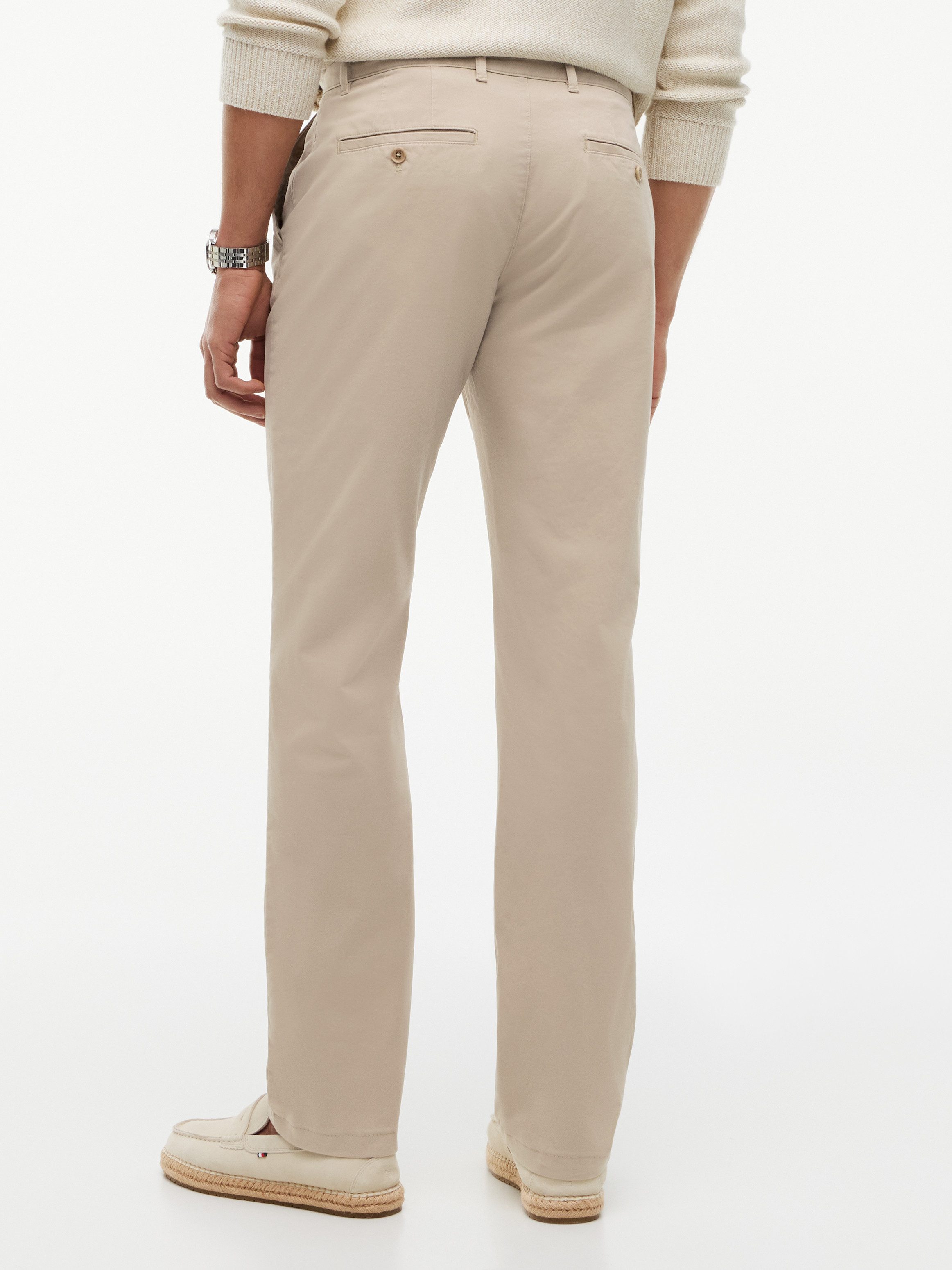 Tommy Hilfiger Chinohose CORE DENTON ESSENTIAL Straight Fit, Baumwolle mit Stretch