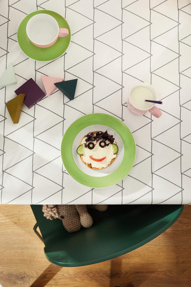 Thomas Porzellan Tasse Sunny Day Apple Green Tee-/Kombitasse 2tlg., Porzellan