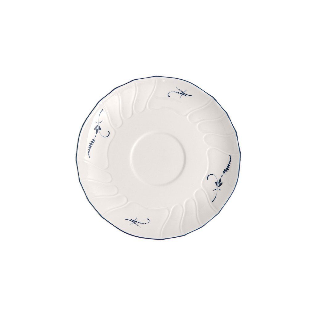 Villeroy & Boch Untertasse Vieux Luxembourg Frühstücks-/Teeuntertasse 16cm, (1 St), Premium Porcelain, mikrow.- & spülm.sicher, Made in Germany