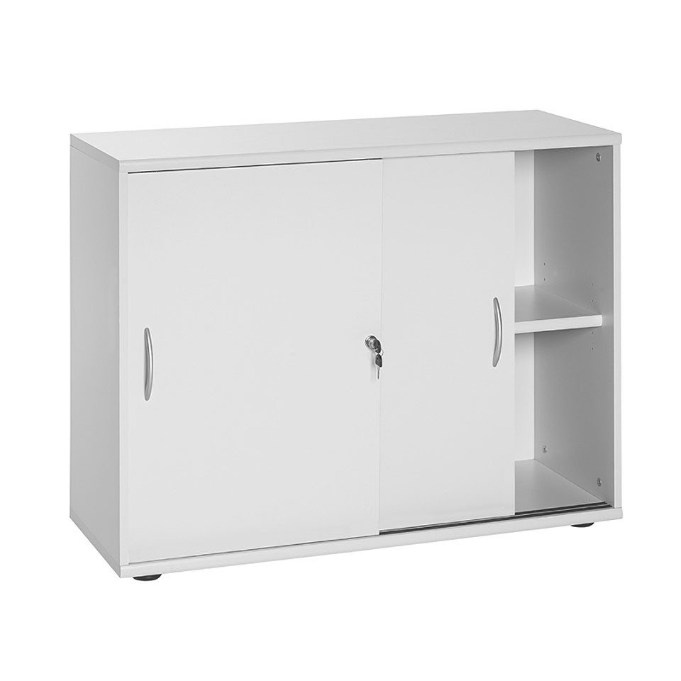 Lomadox Aktenschrank TYP4000 lichtgrau, 2OH, Schiebetüren, günstig online kaufen
