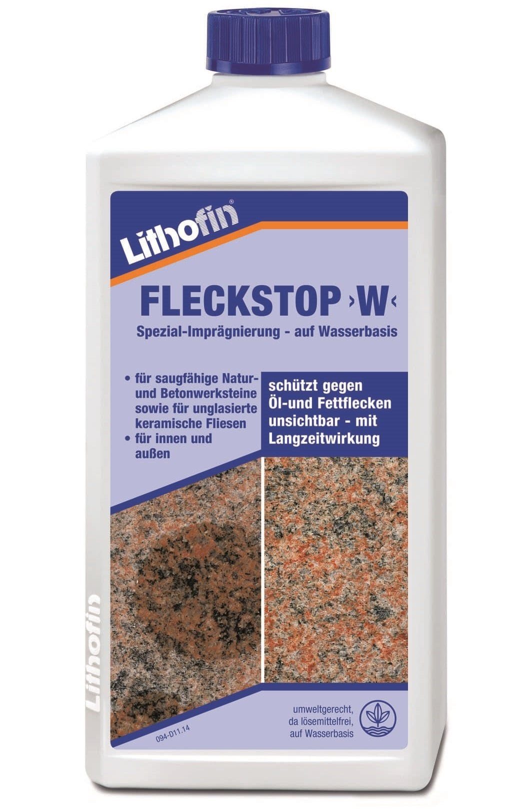 Lithofin LITHOFIN Fleckstop W 1 Ltr Naturstein-Reiniger