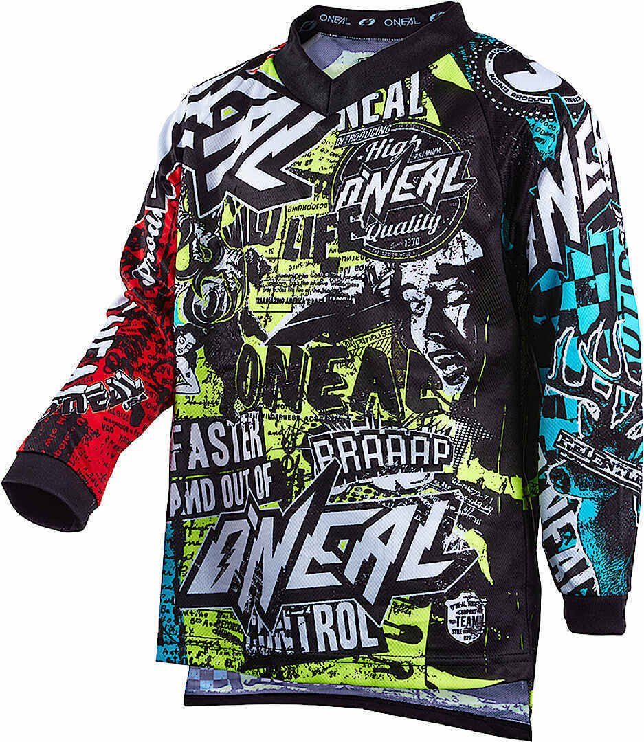 O’NEAL Motocross-Shirt Element Wild V.22 Jugend Motocross Jersey Atmungsaktiv belüftet